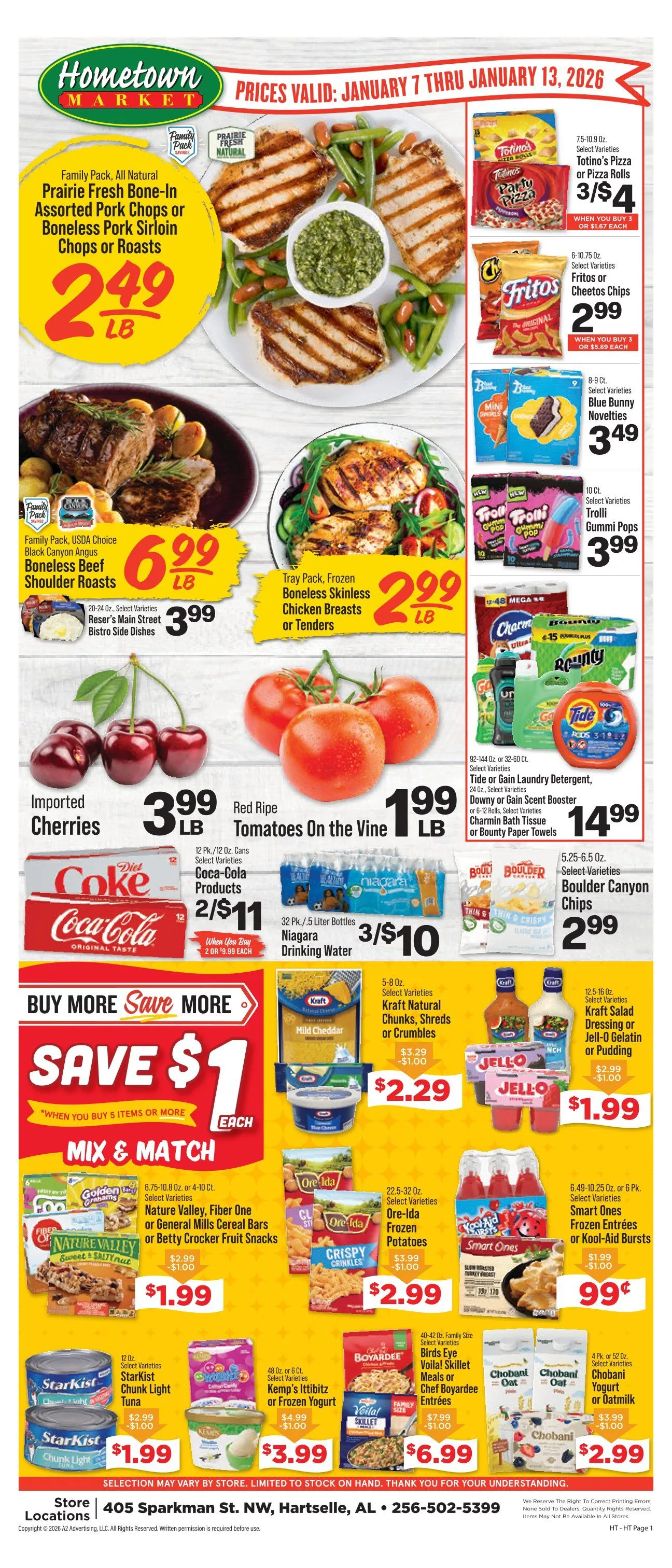 Weekly ad Hometown Market Sales from January 7 to January 13 2026 - Page 2