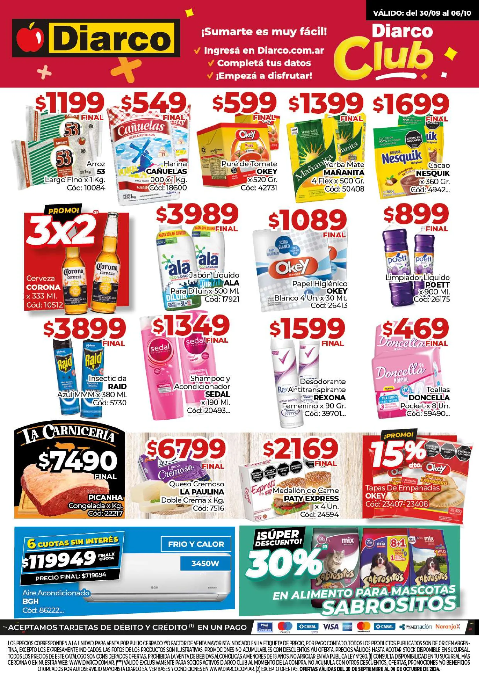 Ofertas de Catálogo: Diarco 30 de septiembre al 6 de octubre 2024 - Página 1 del catálogo