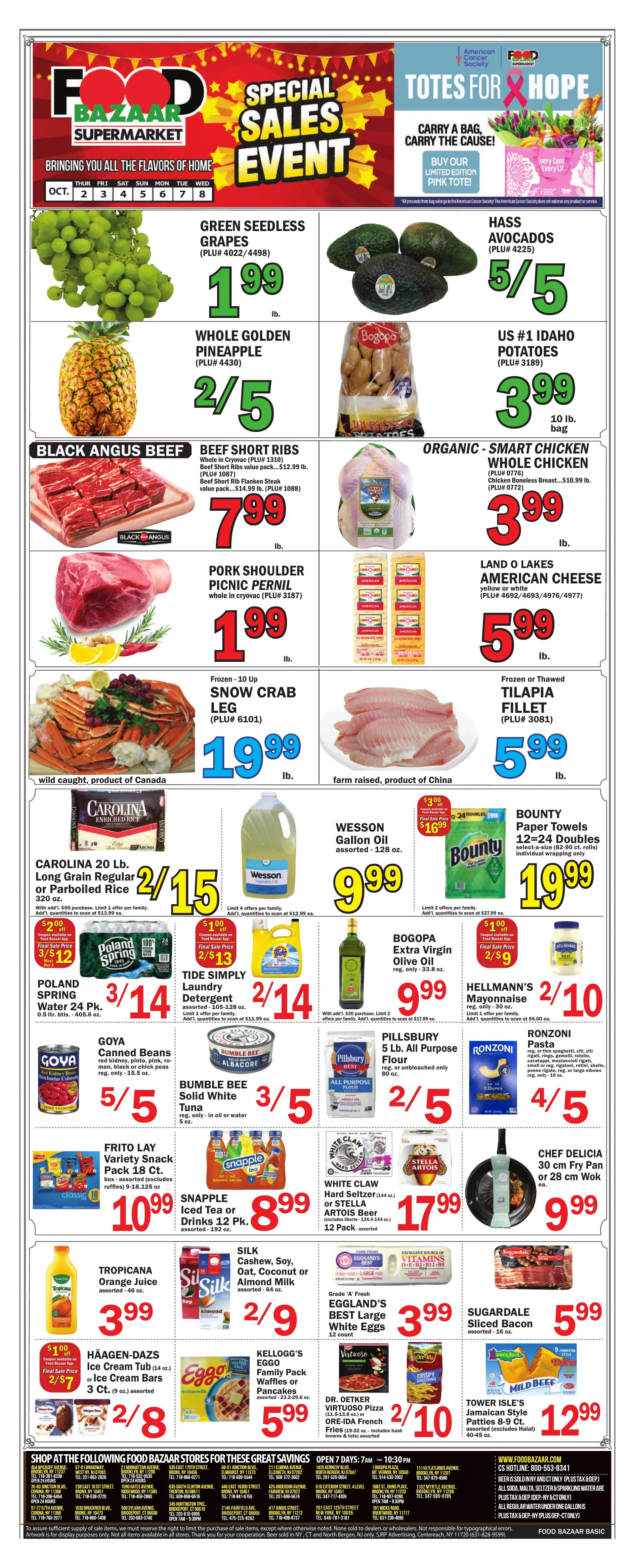 Weekly ad  Food Bazaar Sales from October 2 to October 8 2025 - Page 1