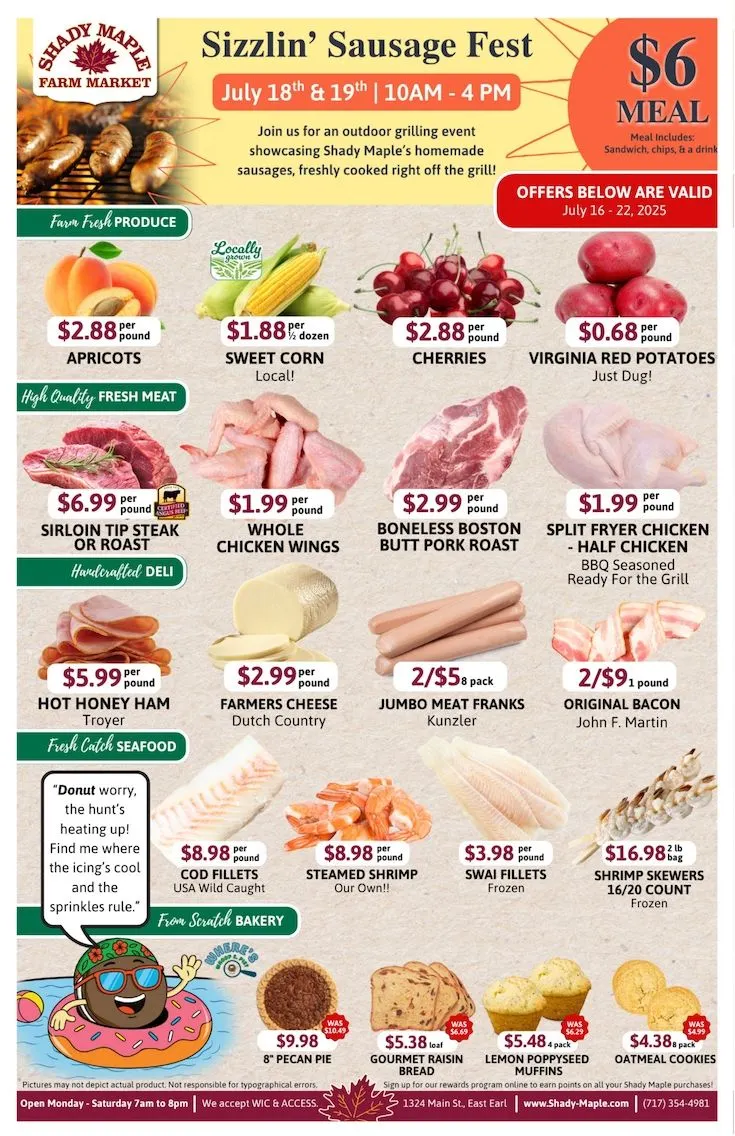 Weekly ad Shady Maple Sales from July 16 to July 22 2025 - Page 