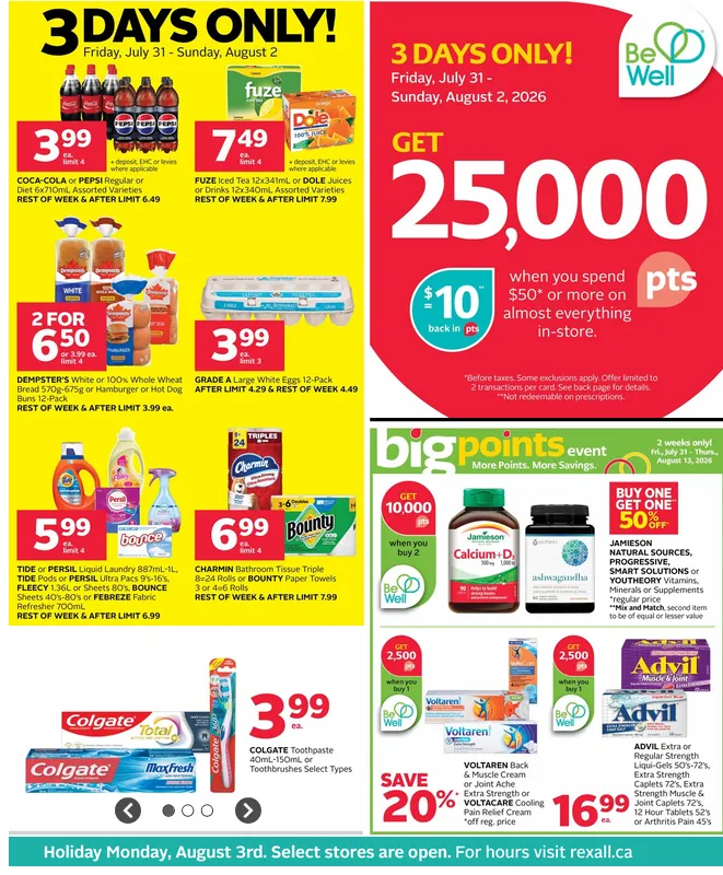 Rexall Sales from July 31 to August 13 2026 - flyer page 2