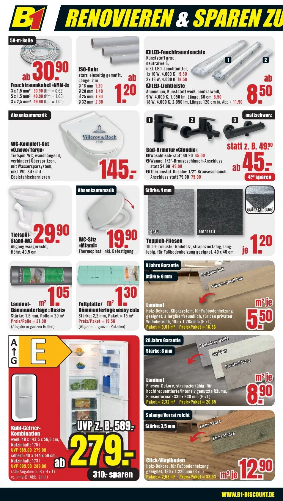 B1 Discount Baumarkt von 10. Januar bis 16. Januar 2026 - Prospekt seite 2