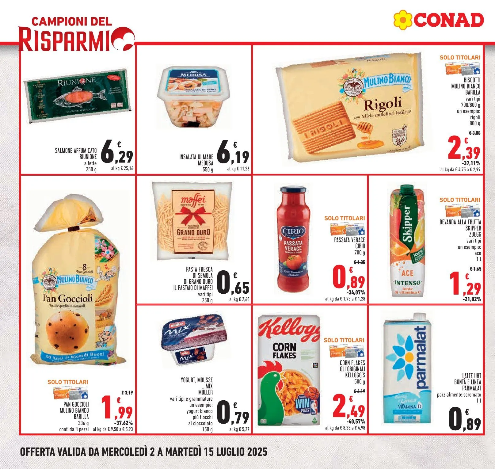 Volantini Conad da 2 luglio a 15 luglio di 2025 - Pagina del volantino 2