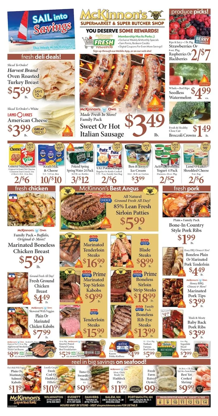 Weekly ad McKinnon's Supermarkets Sales from August 8 to August 14 2025 - Page 
