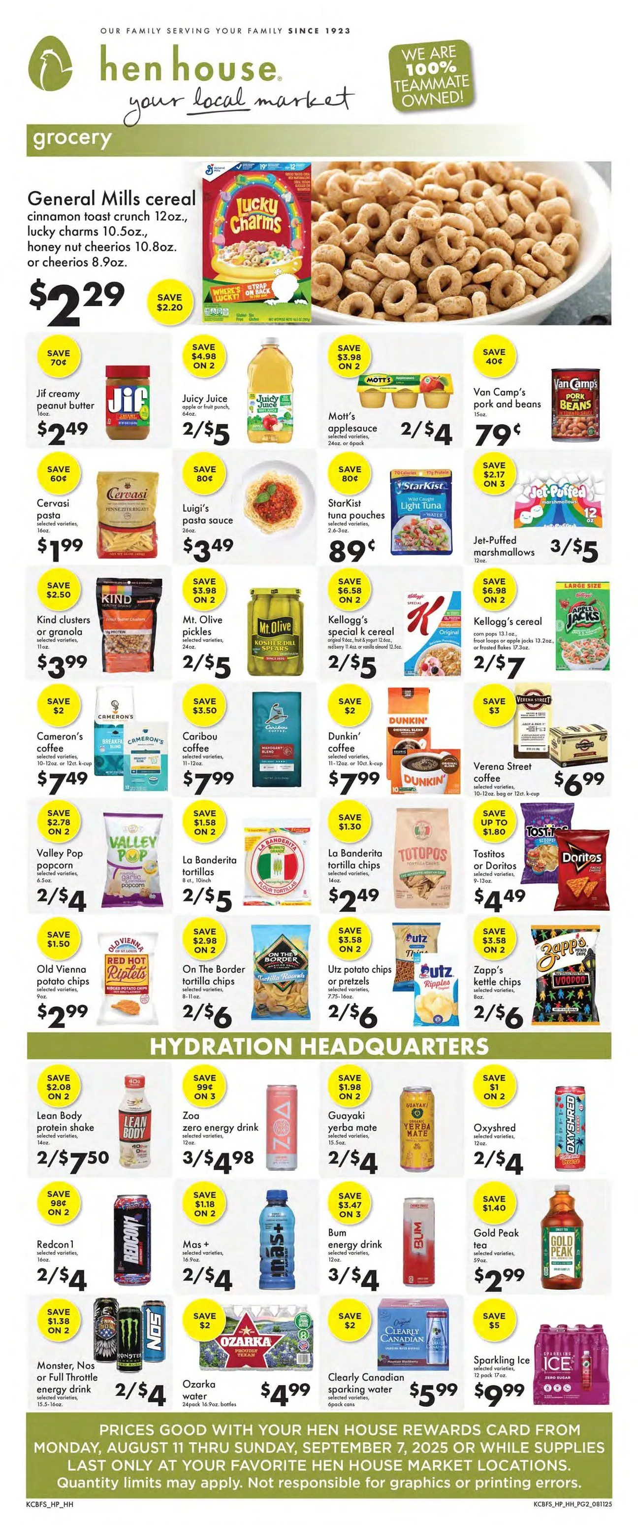 Weekly ad Hen House Sales from August 11 to September 7 2025 - Page 3
