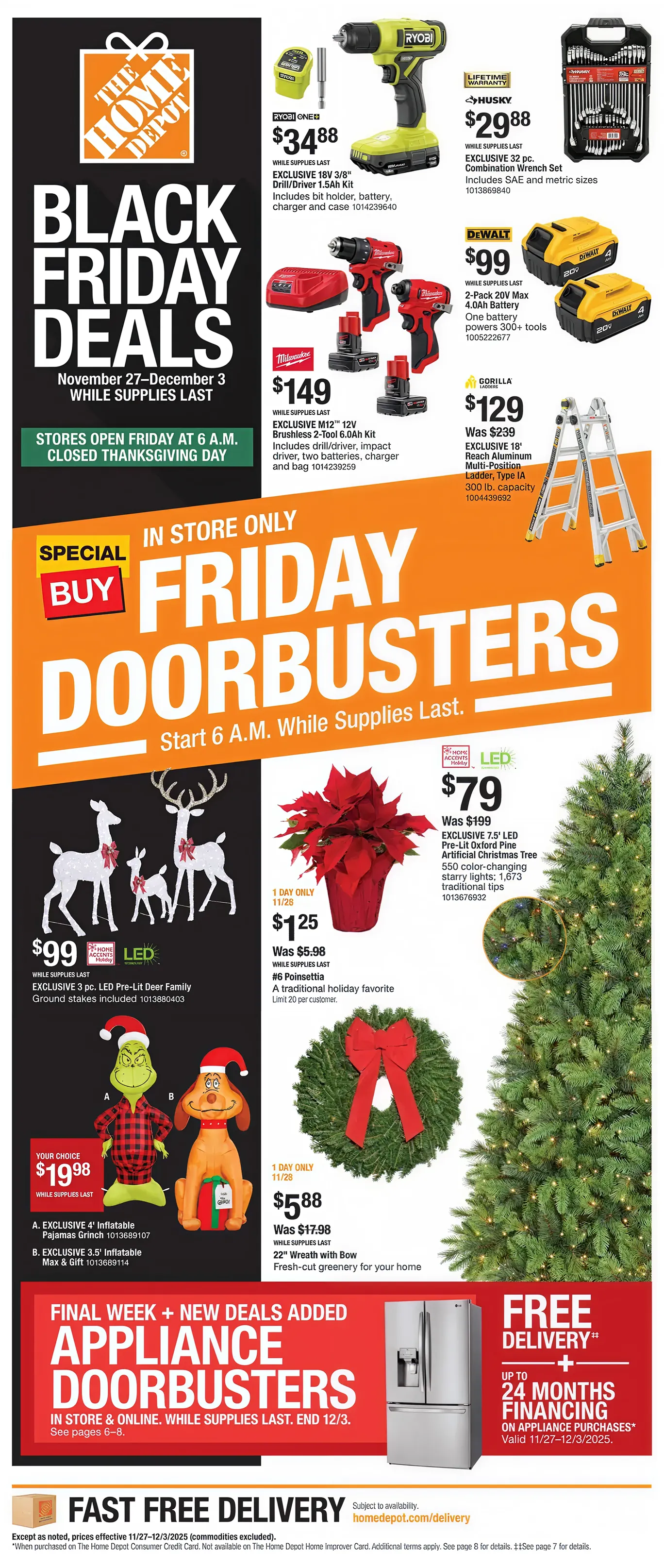 Weekly ad Home Depot Black Friday from November 27 to December 3 2025 - Page 