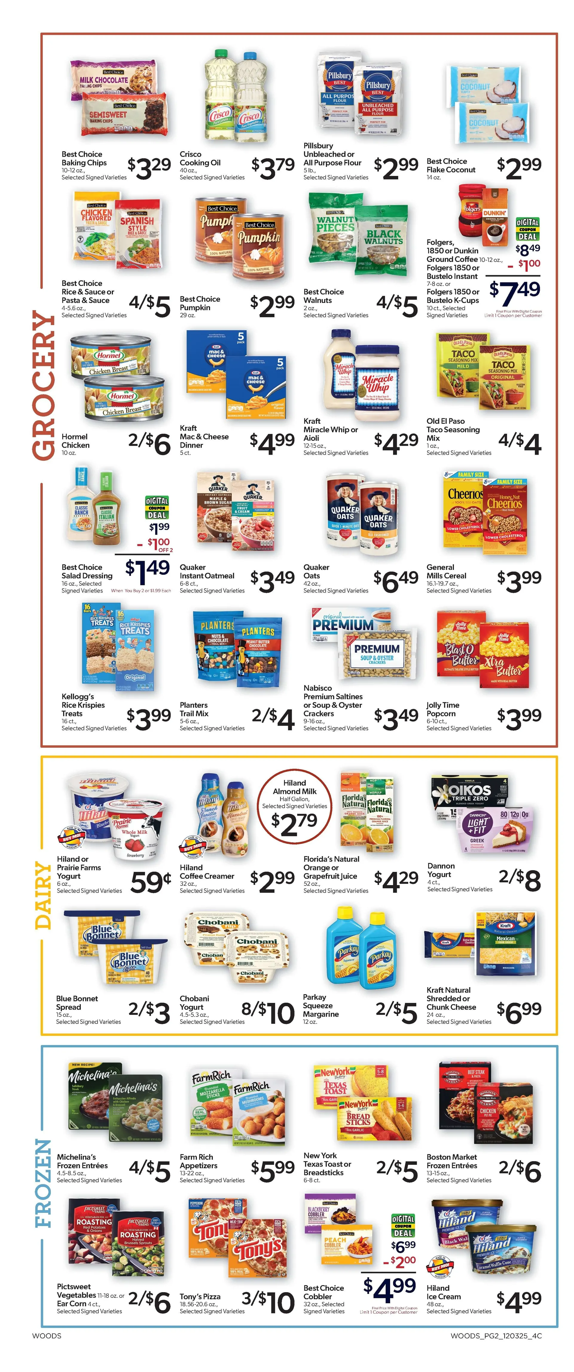 Weekly ad Woods Supermarket from December 3 to December 9 2025 - Page 2