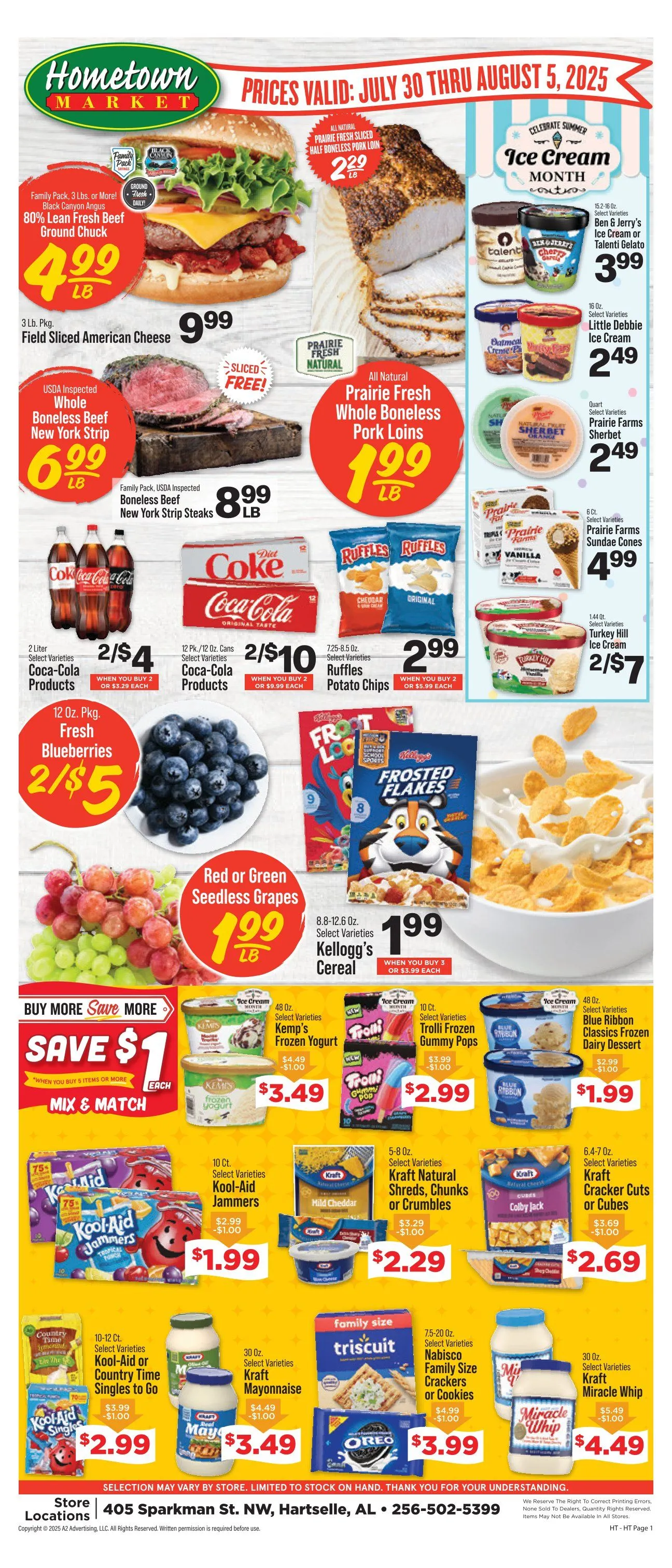 Weekly ad Hometown Market  Sales from July 30 to August 5 2025 - Page 2