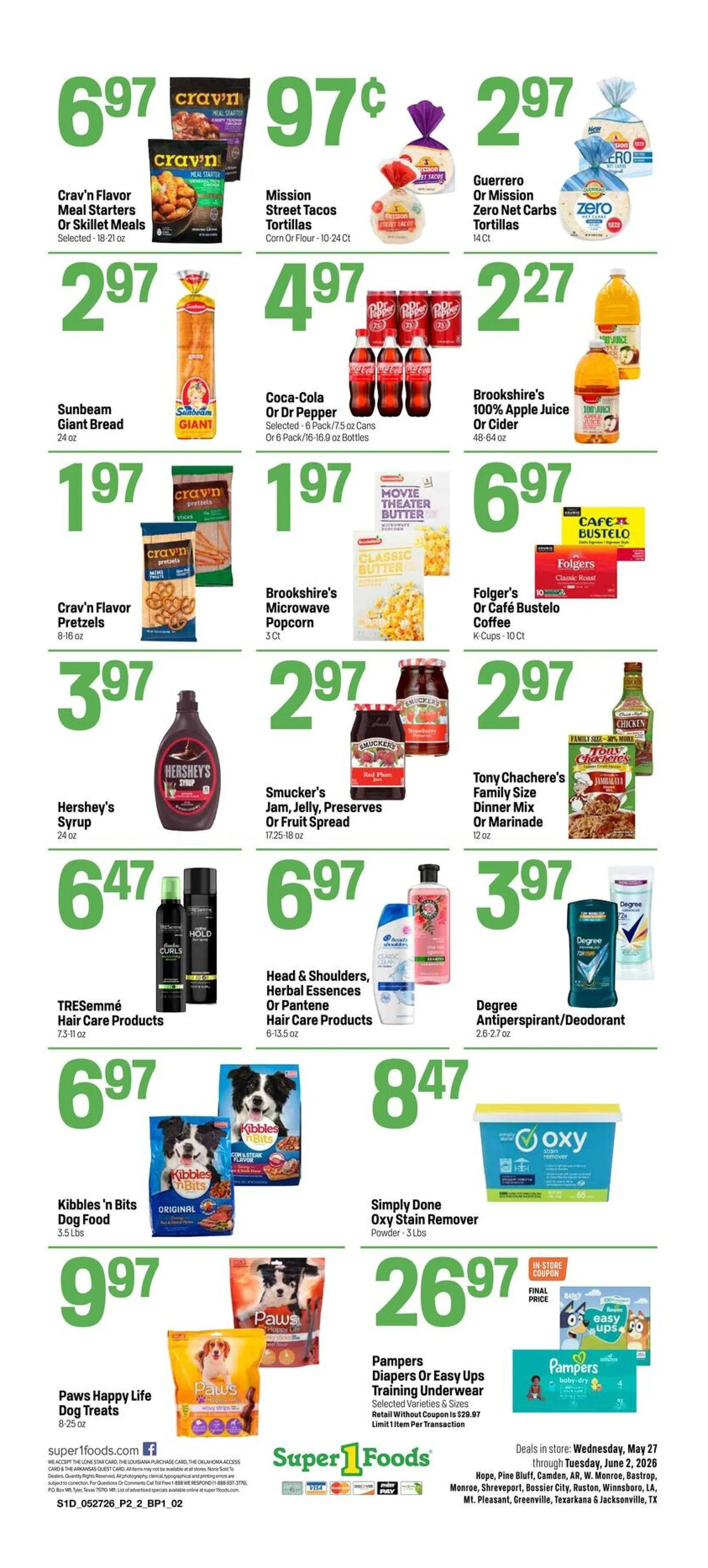 Weekly ad Super 1 Foods Sales from May 27 to June 2 2026 - Page 2