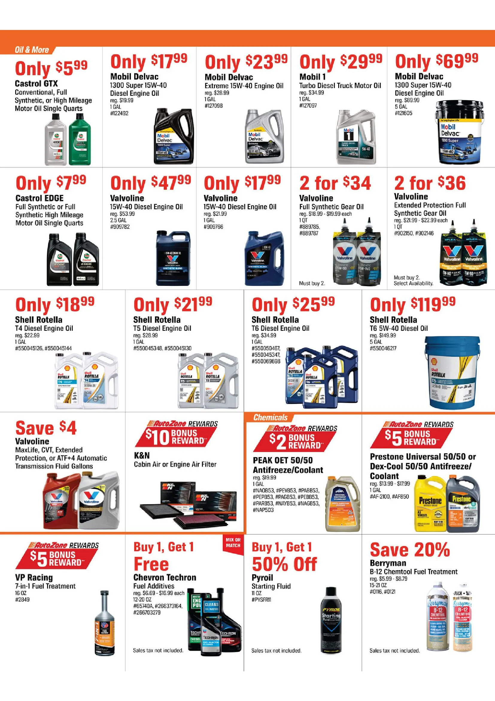 Weekly promotion Autozone Sales spanning from November 18 to November 29 2025 - Page 2 for Catalogue 365