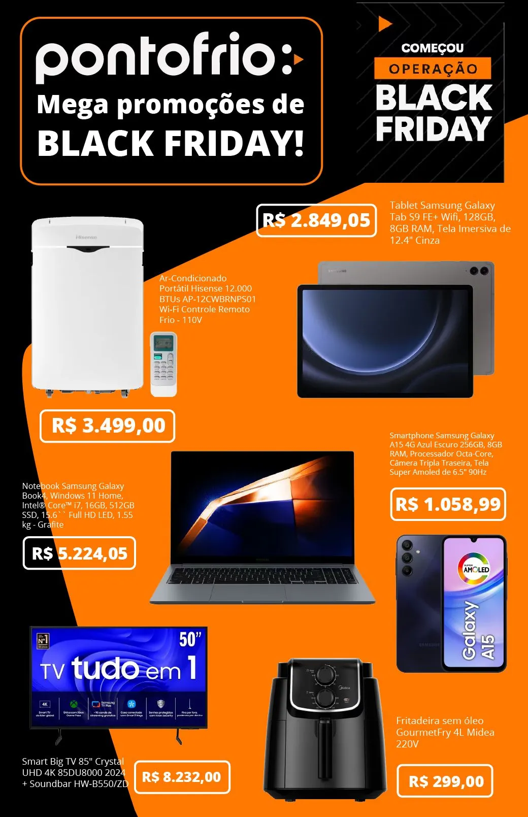 Encarte de Promoções Black Friday 31 de outubro até 30 de novembro 2024 - Pagina