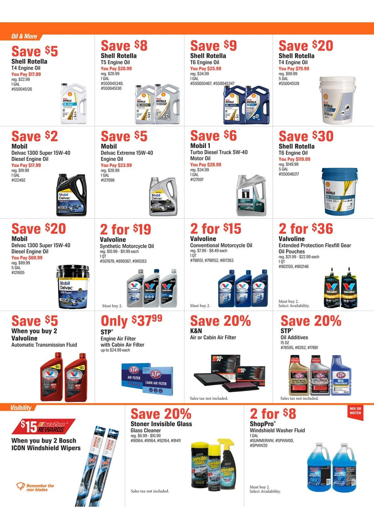 Weekly promotion Autozone  Sales spanning from June 2 to June 29 2026 - Page 2 for Catalogue 365