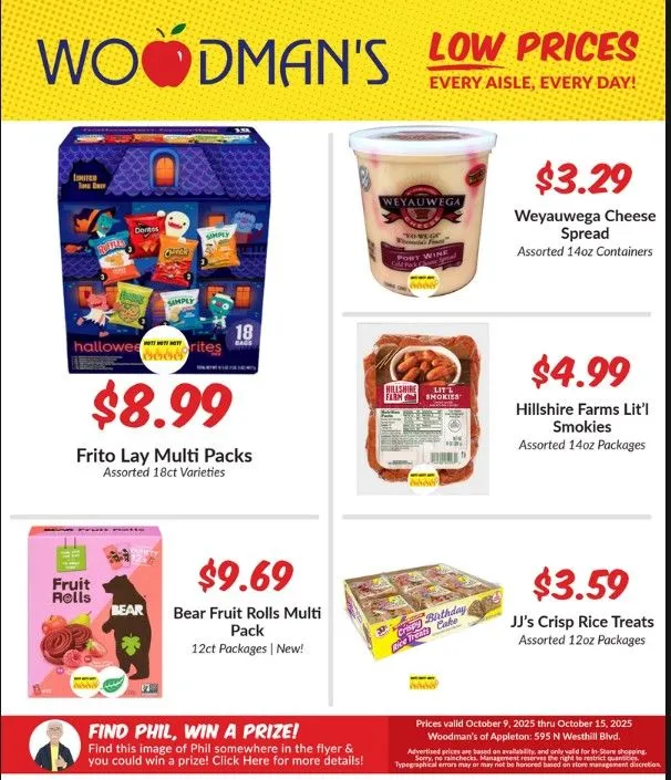 Weekly ad Woodman's Market Sales from October 9 to October 16 2025 - Page 1