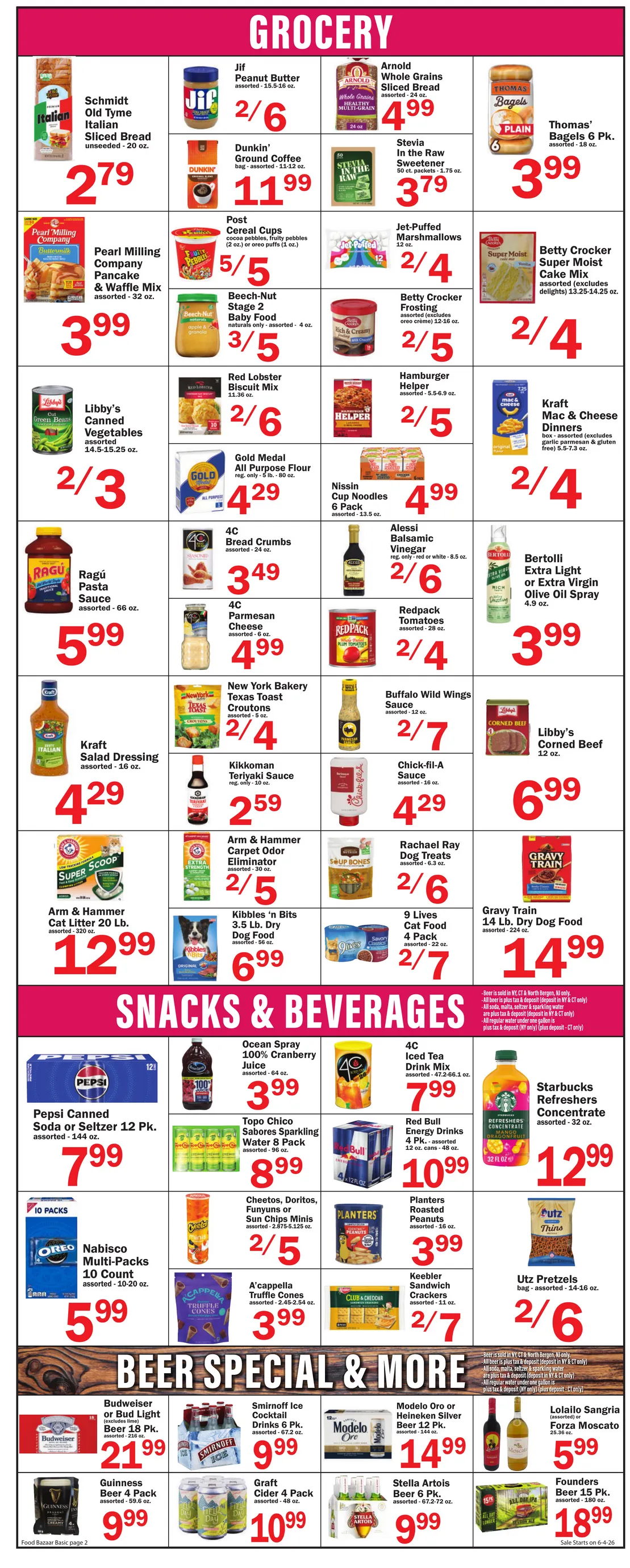 Weekly promotion  Food Bazaar Sales spanning from June 4 to June 10 2026 - Page 2 for Catalogue 365