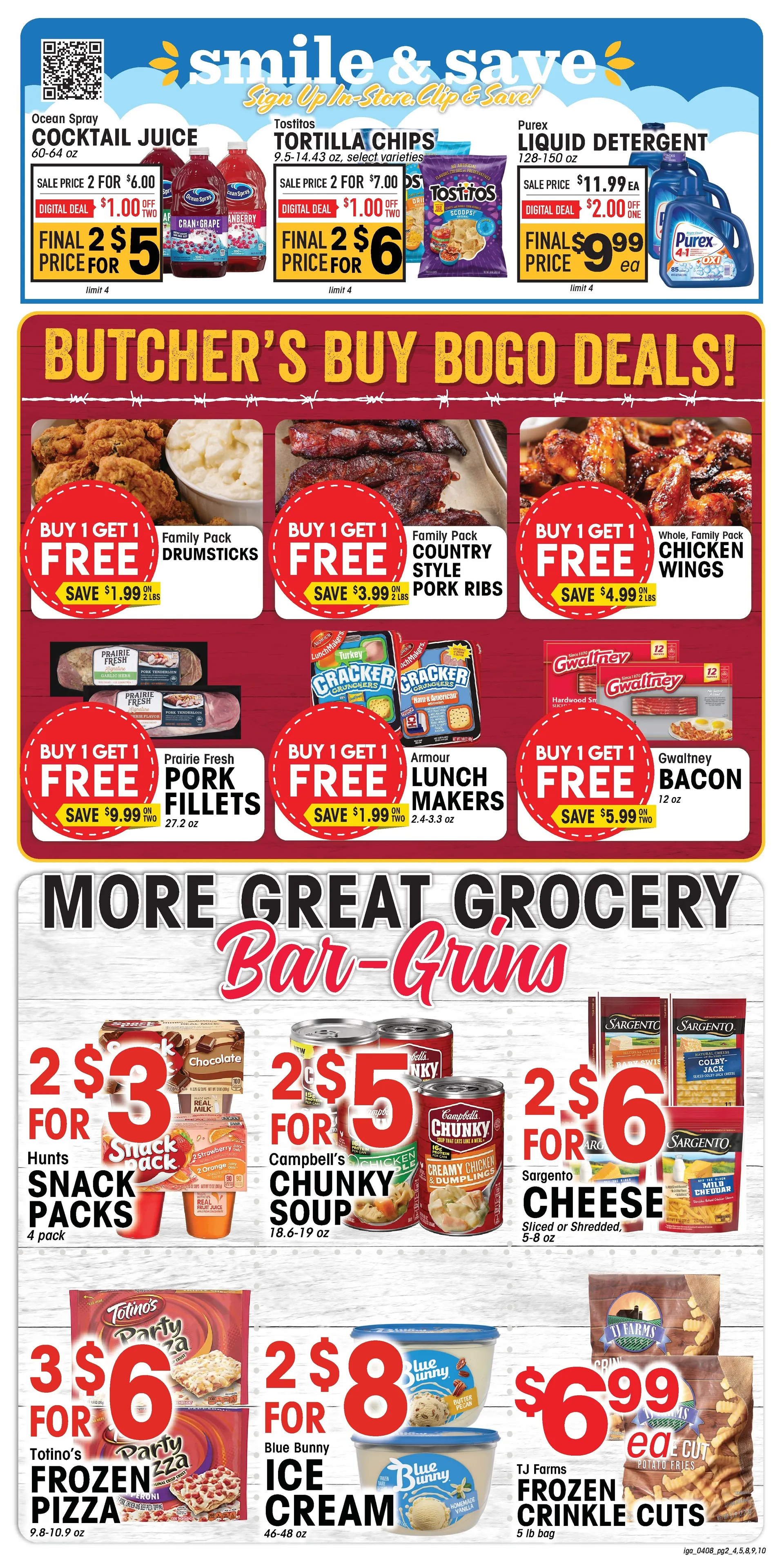 Weekly promotion IGA Sales spanning from April 8 to April 14 2026 - Page 2 for Catalogue 365