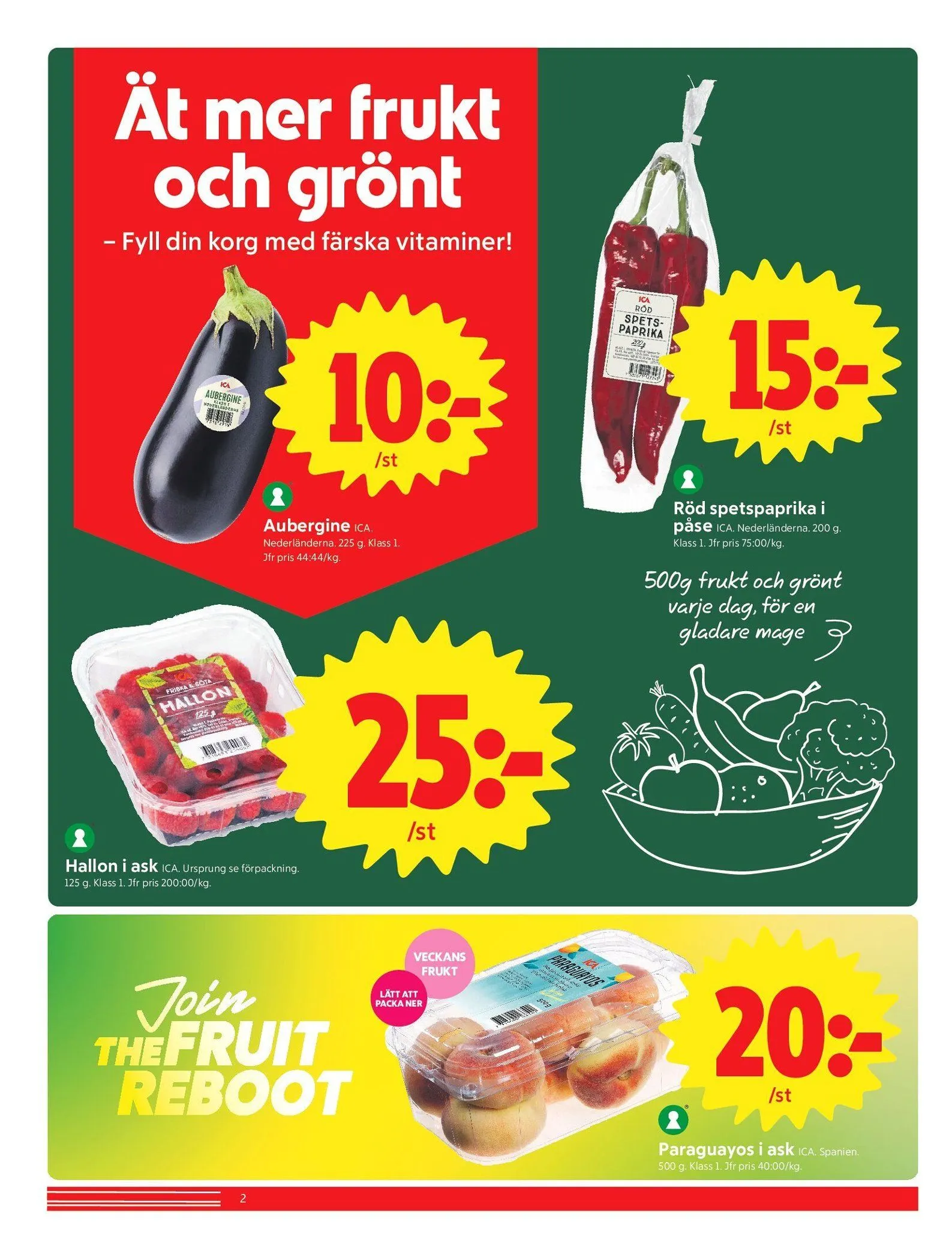 ICA från 29 juni till 12 juli 2026 - Reklamblad sidor 2