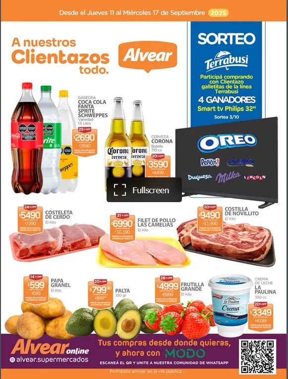 Ofertas de Ofertas Super Alvear 11 de septiembre al 18 de septiembre 2025 - Página  del catálogo