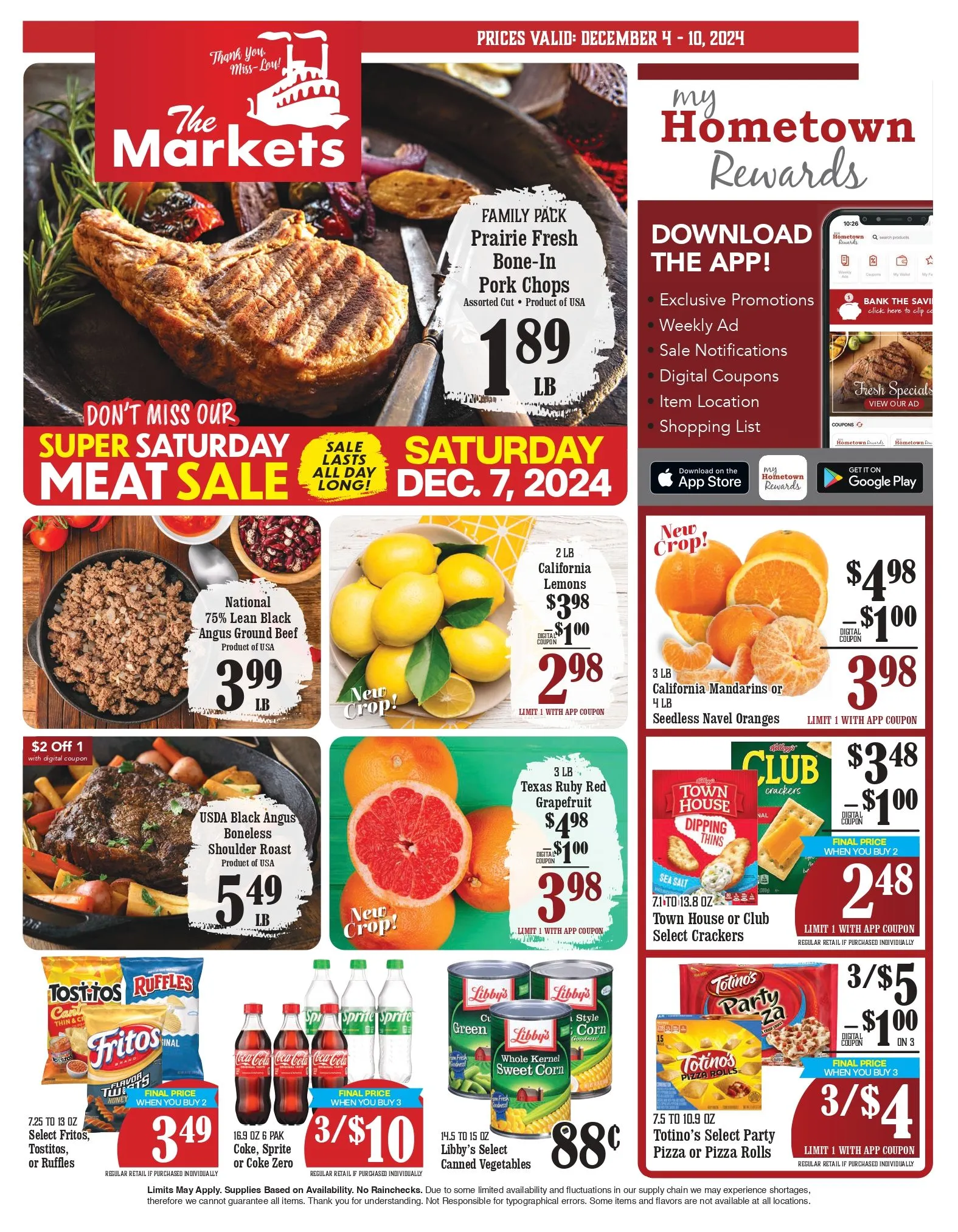 Weekly ad Weekly Offers at The Markets from December 4 to December 10 2024 - Page 1