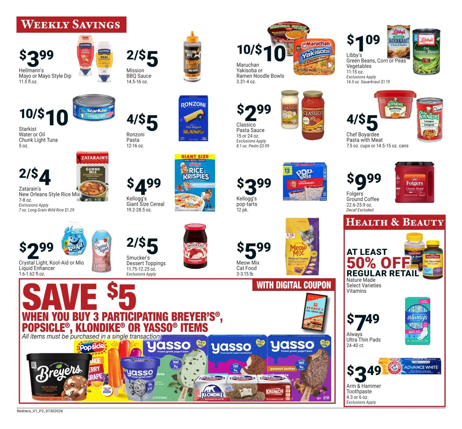 Weekly ad Redner's Market Sales from July 30 to August 5 2026 - Page 2