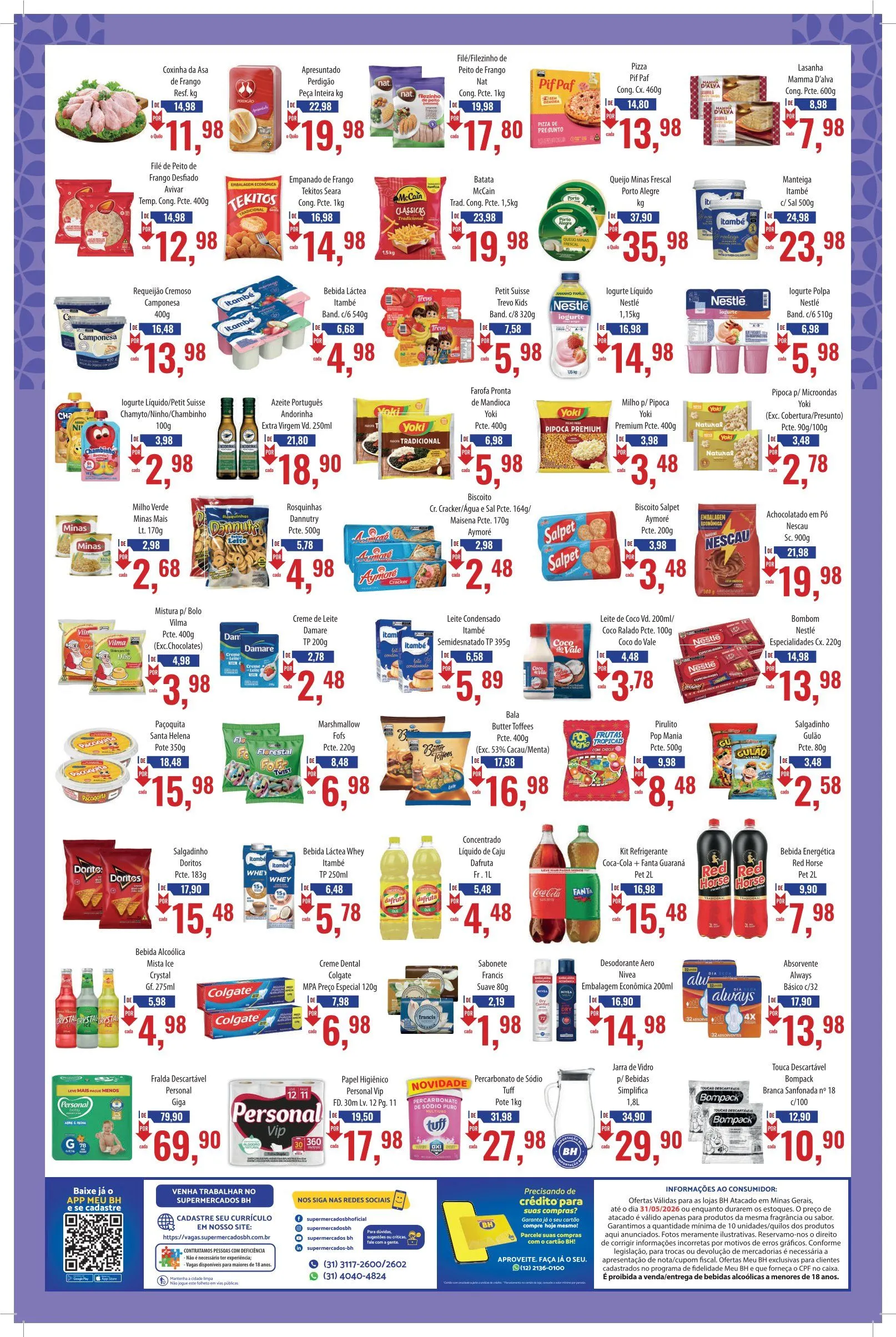 Encarte de Supermercados BH 18 de maio até 31 de maio 2026 - Pagina 2