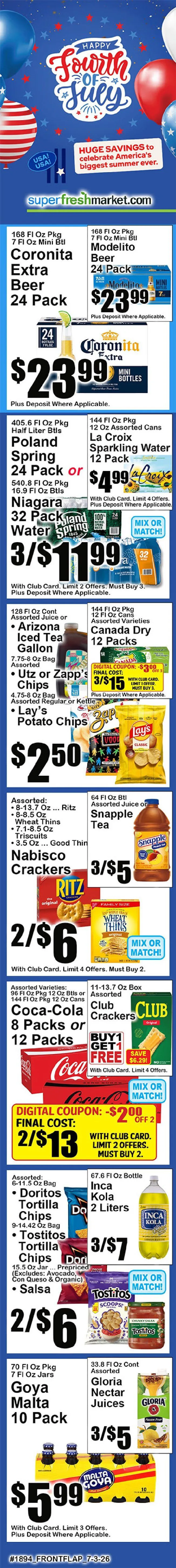 Weekly ad SuperFresh Sales from July 3 to July 9 2026 - Page 2