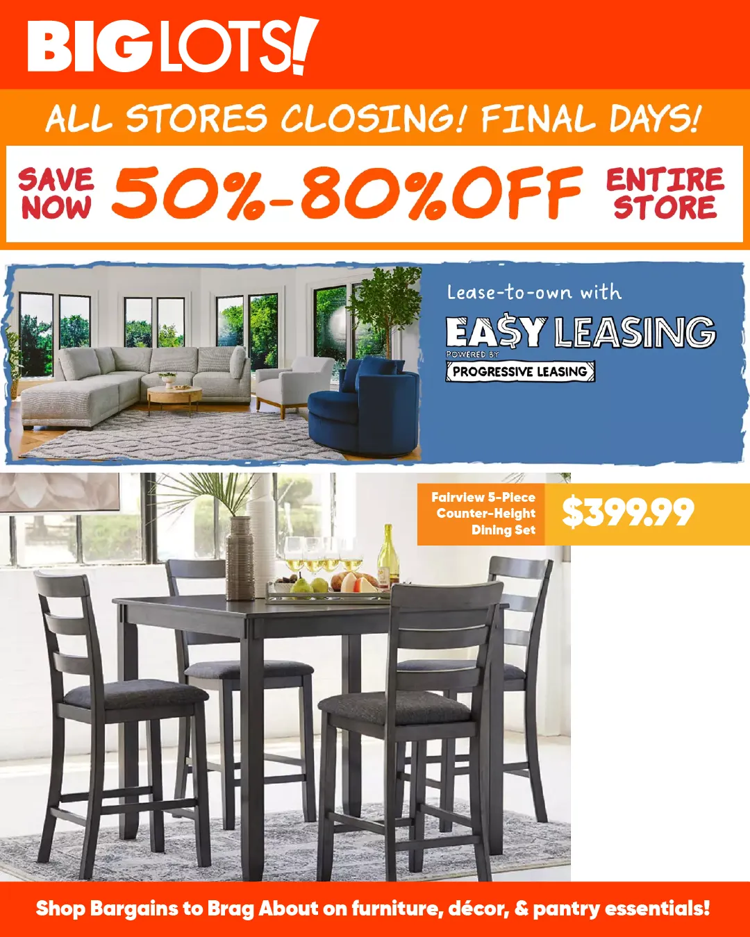 Weekly ad Big Lots Weekly deals! from March 17 to March 31 2025 - Page 1