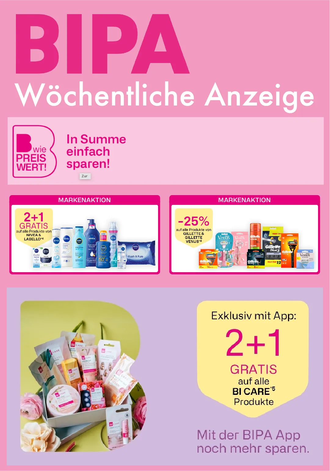  BIPA von 15. Mai bis 29. Mai 2026 - Flugblätt seite  1