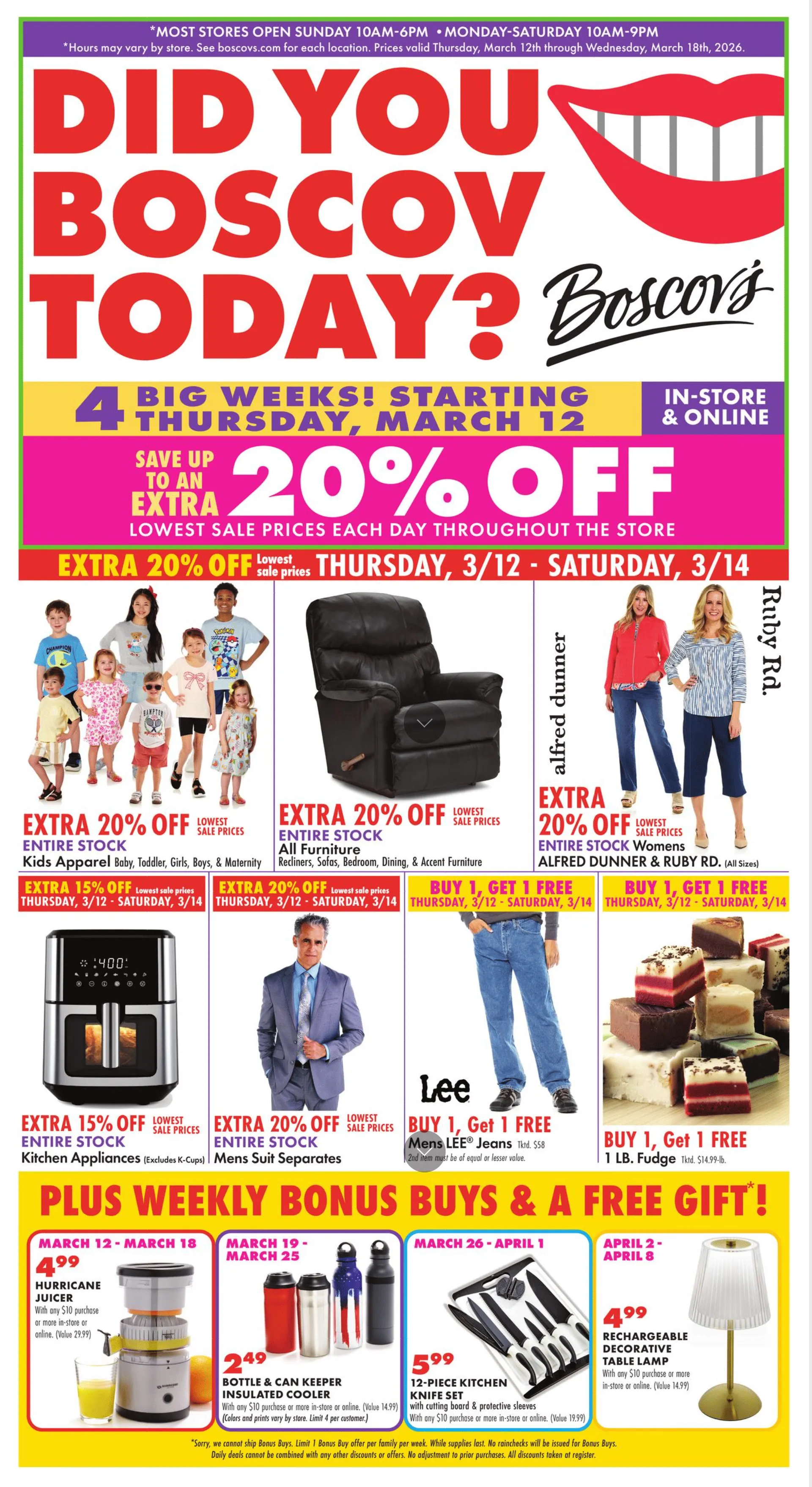 Weekly ad Boscov's weekly ads from March 12 to March 18 2026 - Page 