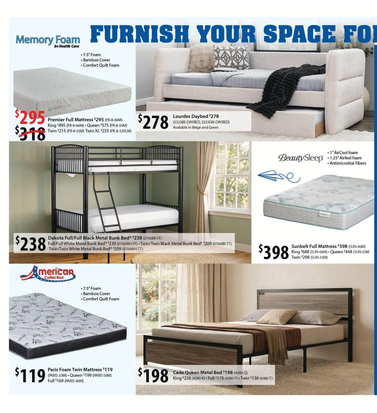 Weekly ad American Furniture Warehouse Sales from July 13 to August 2 2026 - Page 2