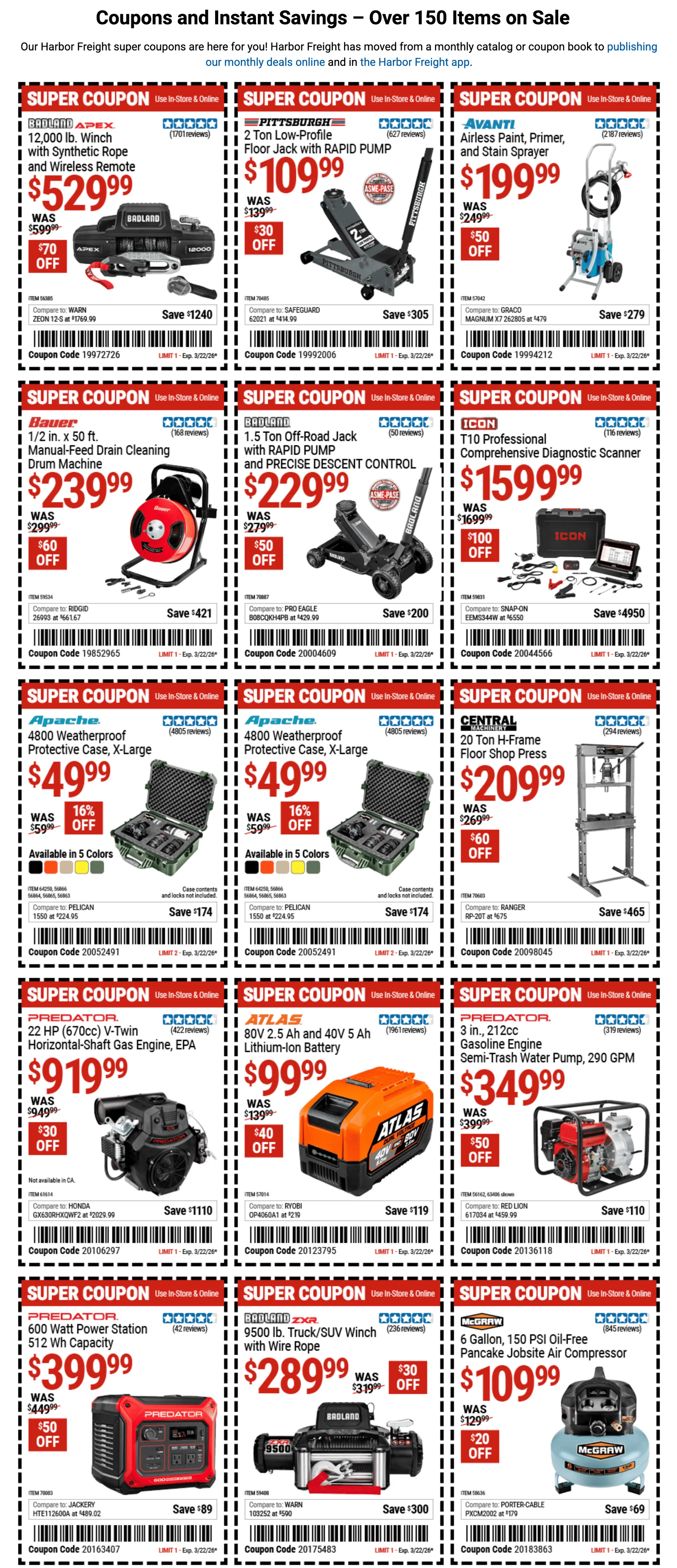 Weekly ad Coupons from March 9 to March 31 2026 - Page