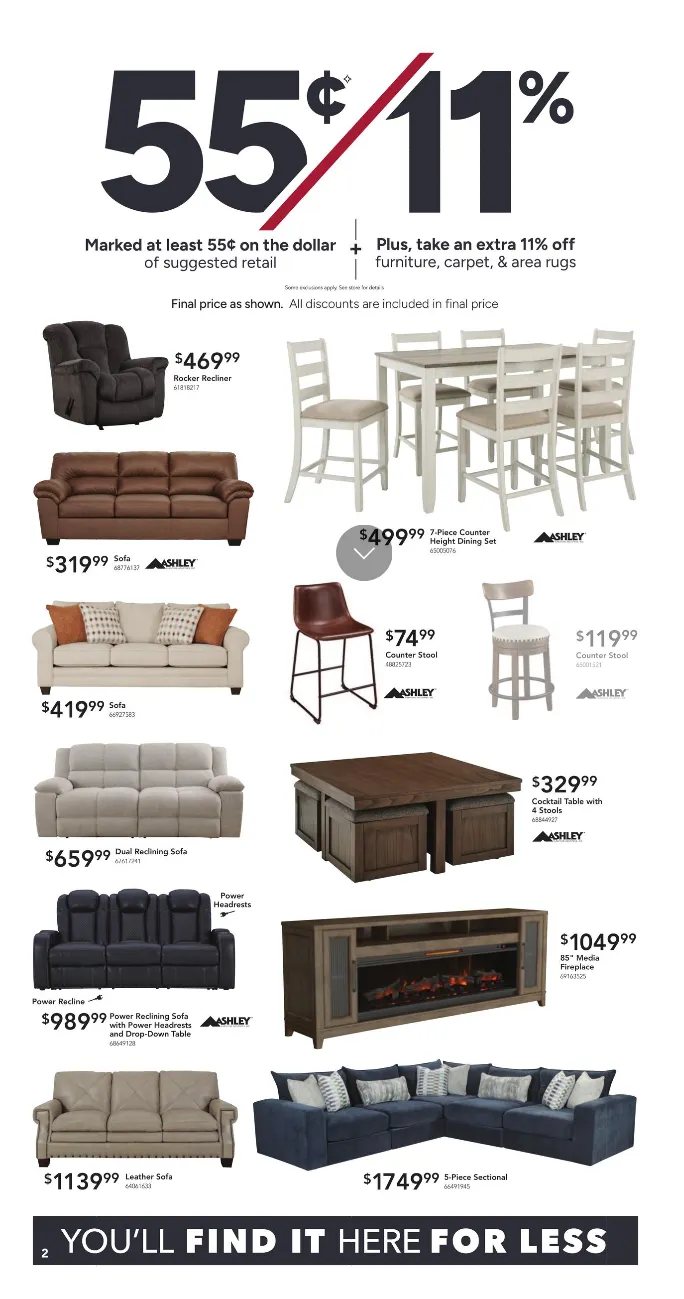 Weekly ad  Nebraska Furniture Mart Sales from February 18 to February 24 2026 - Page 2