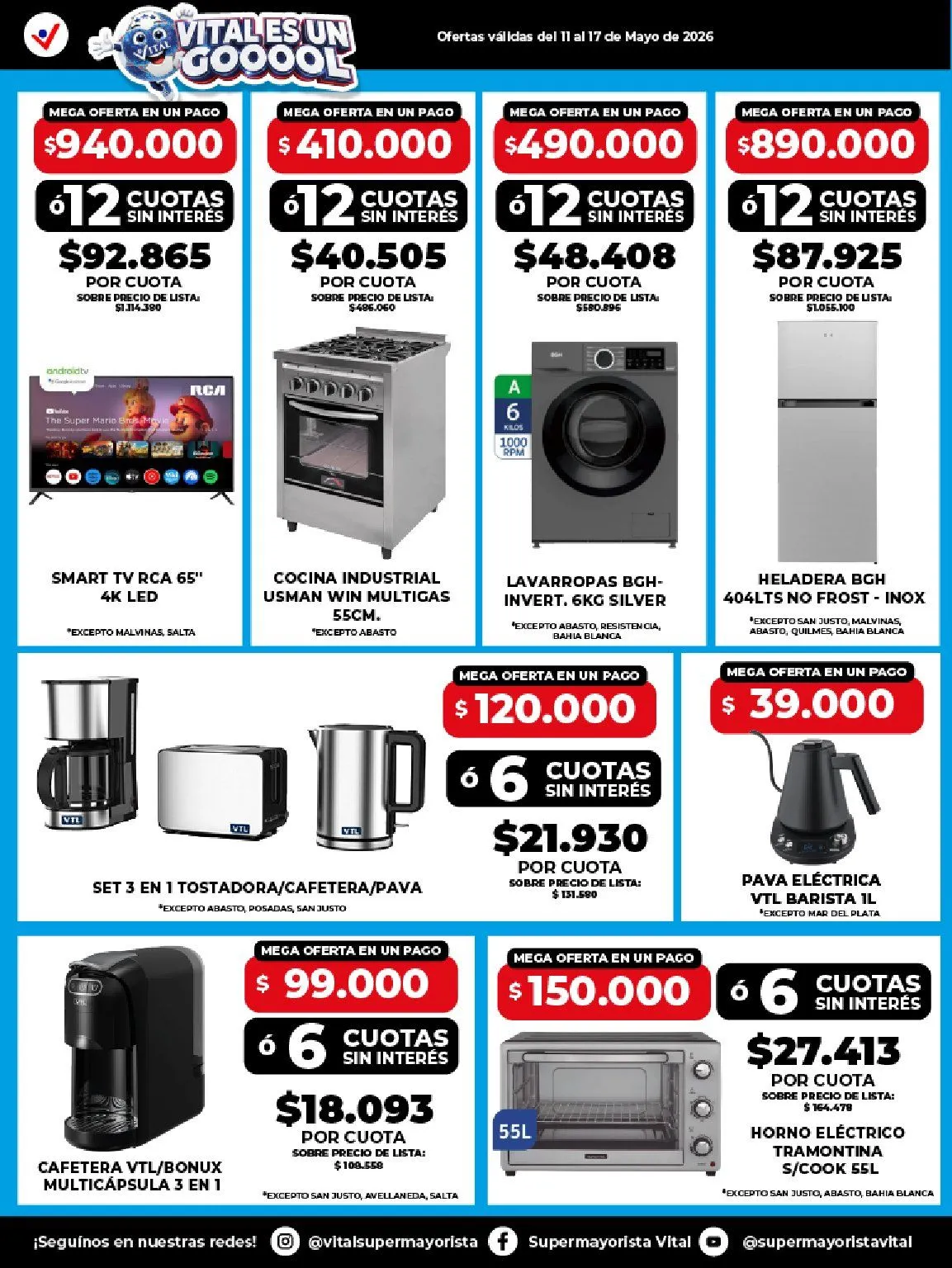 Ofertas de  Vital Ofertas 11 de mayo al 17 de mayo 2026 - Página 2 del catálogo