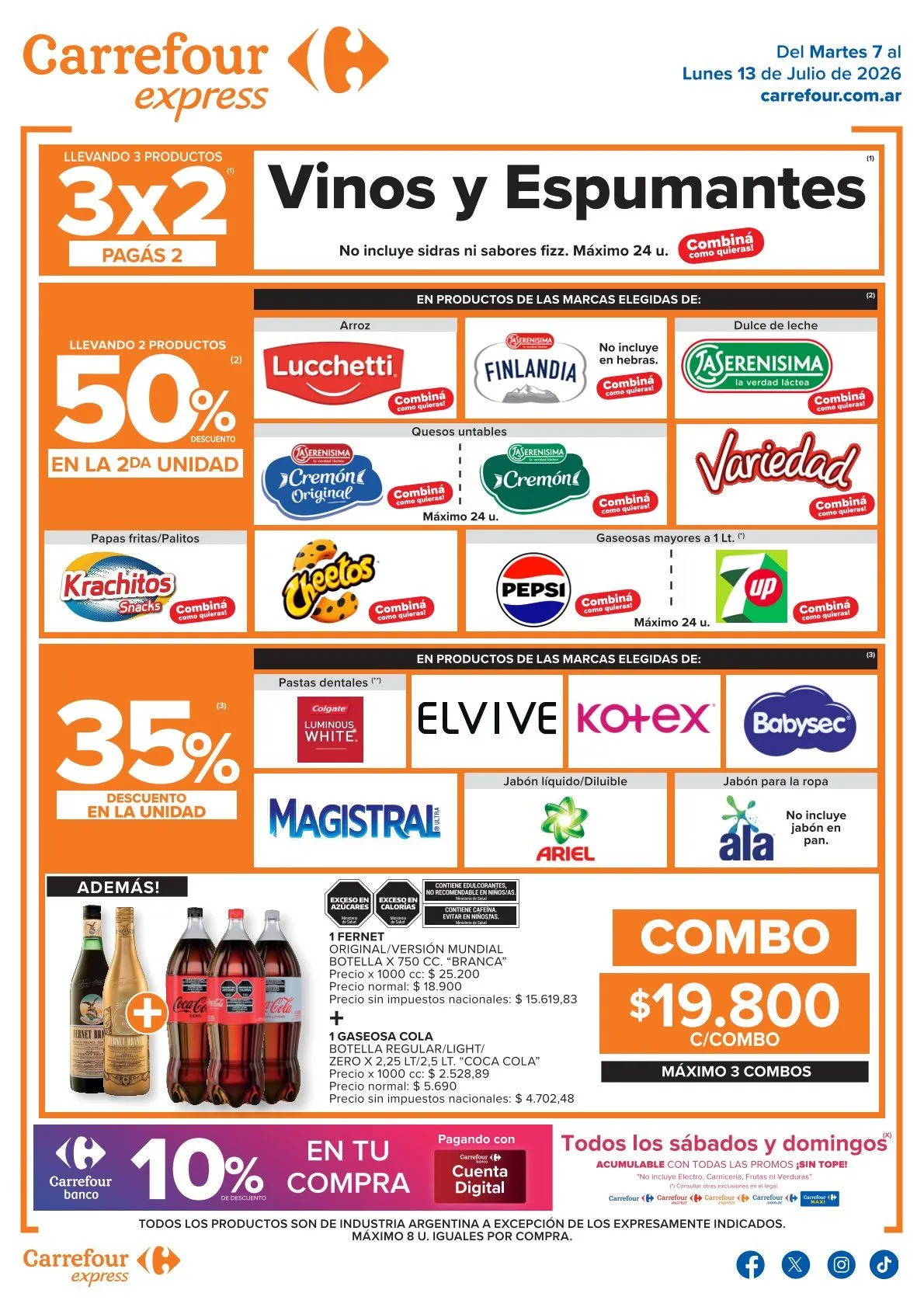 Ofertas de  Ofertas Carrefour Express 7 de julio al 13 de julio 2026 - Página 2 del catálogo