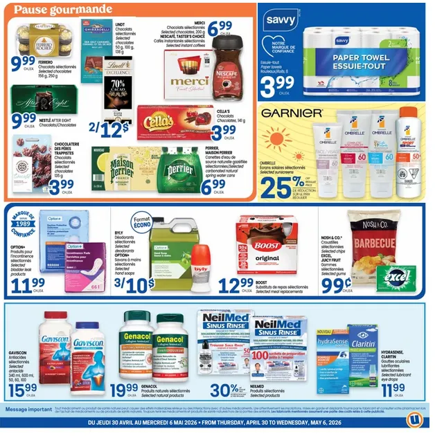 Uniprix Sales from April 30 to May 6 2026 - flyer page 2