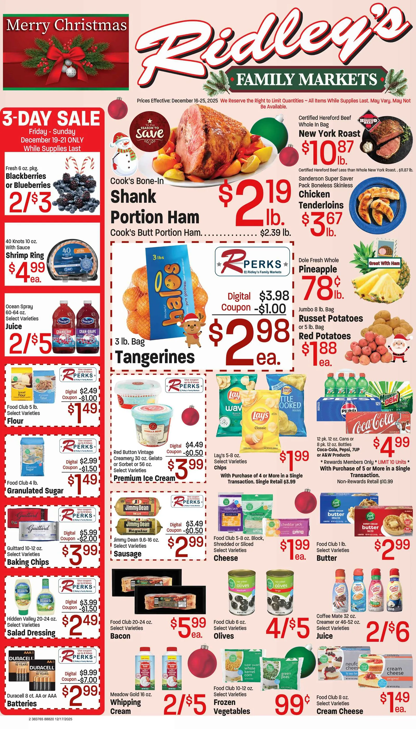 Weekly ad Ridley's Family Markets Sales from December 16 to December 25 2025 - Page 2