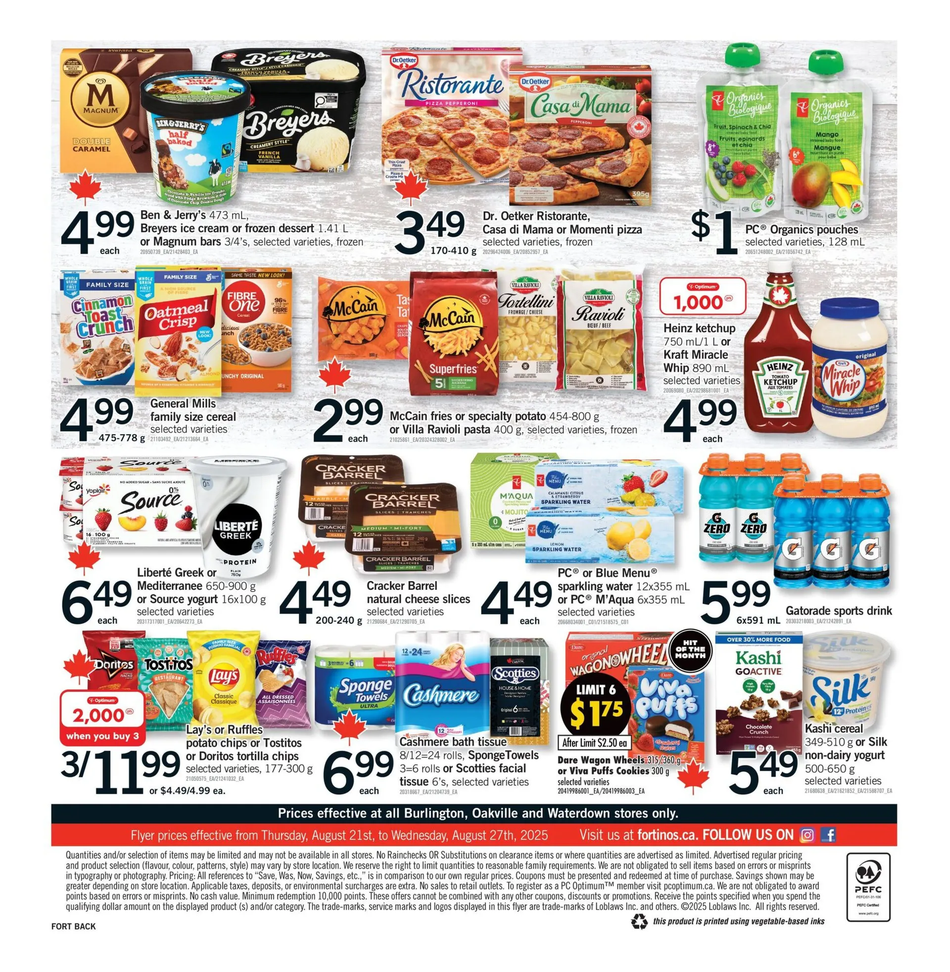 Fortinos Sales from August 21 to August 27 2025 - flyer page 2