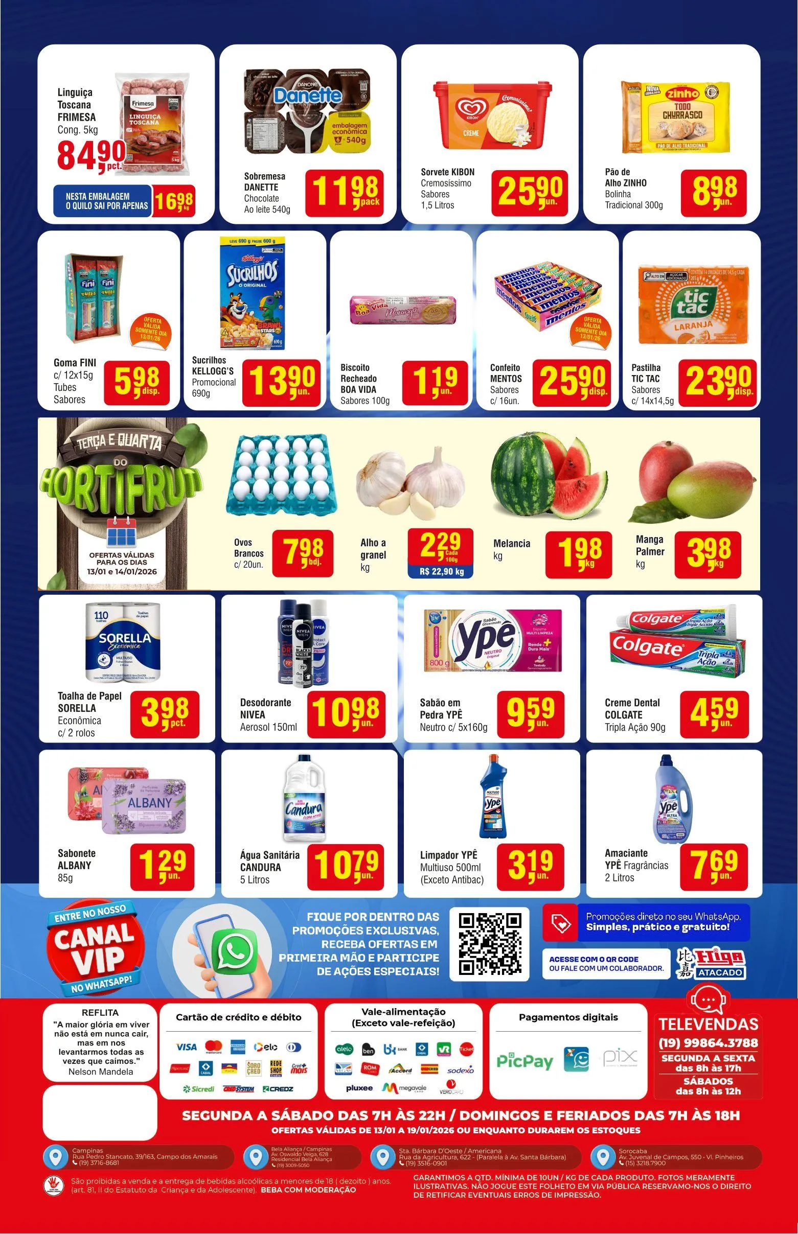 Encarte de Folhetos Higa Atacado 13 de janeiro até 19 de janeiro 2026 - Pagina 2