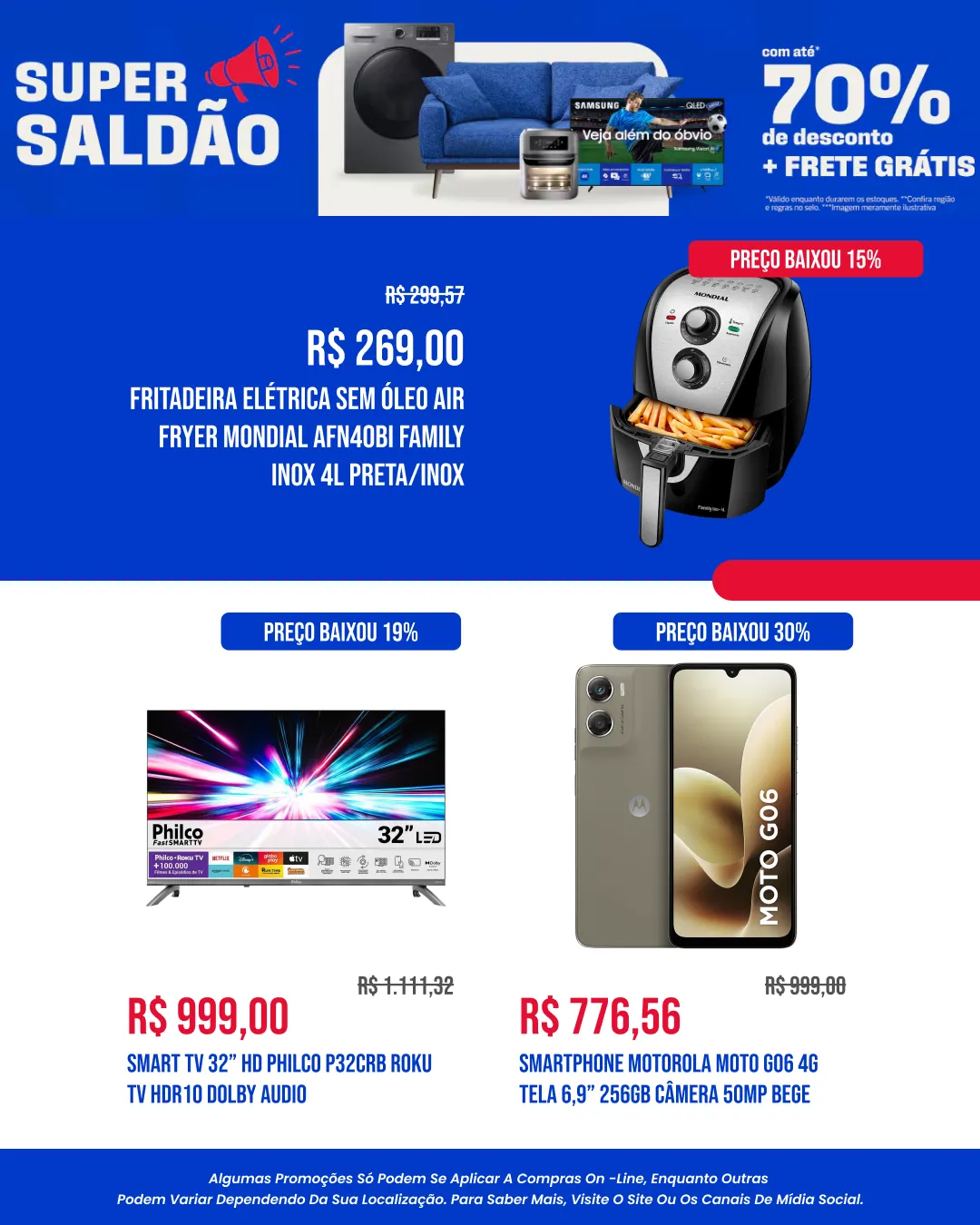 Encarte de Casas Bahia 13 de julho até 27 de julho 2026 - Pagina 2