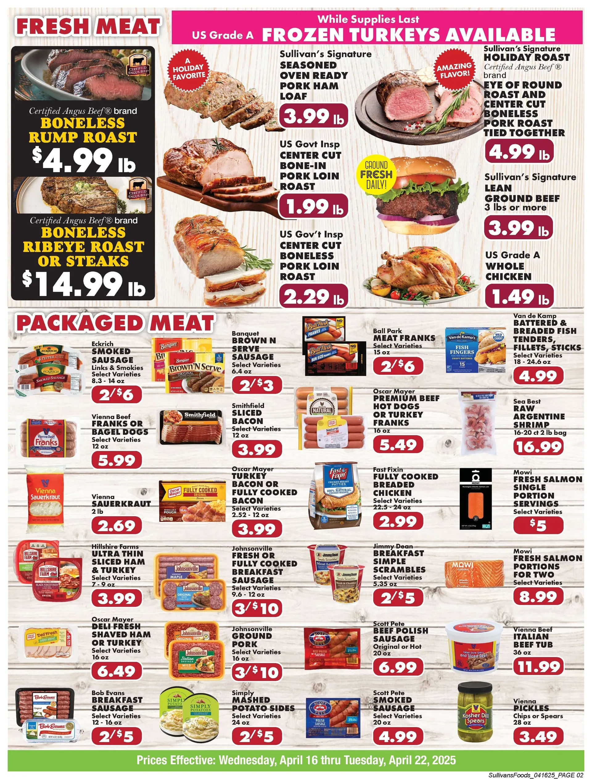 Weekly ad Sullivan's Foods Deals from April 16 to April 20 2025 - Page 2