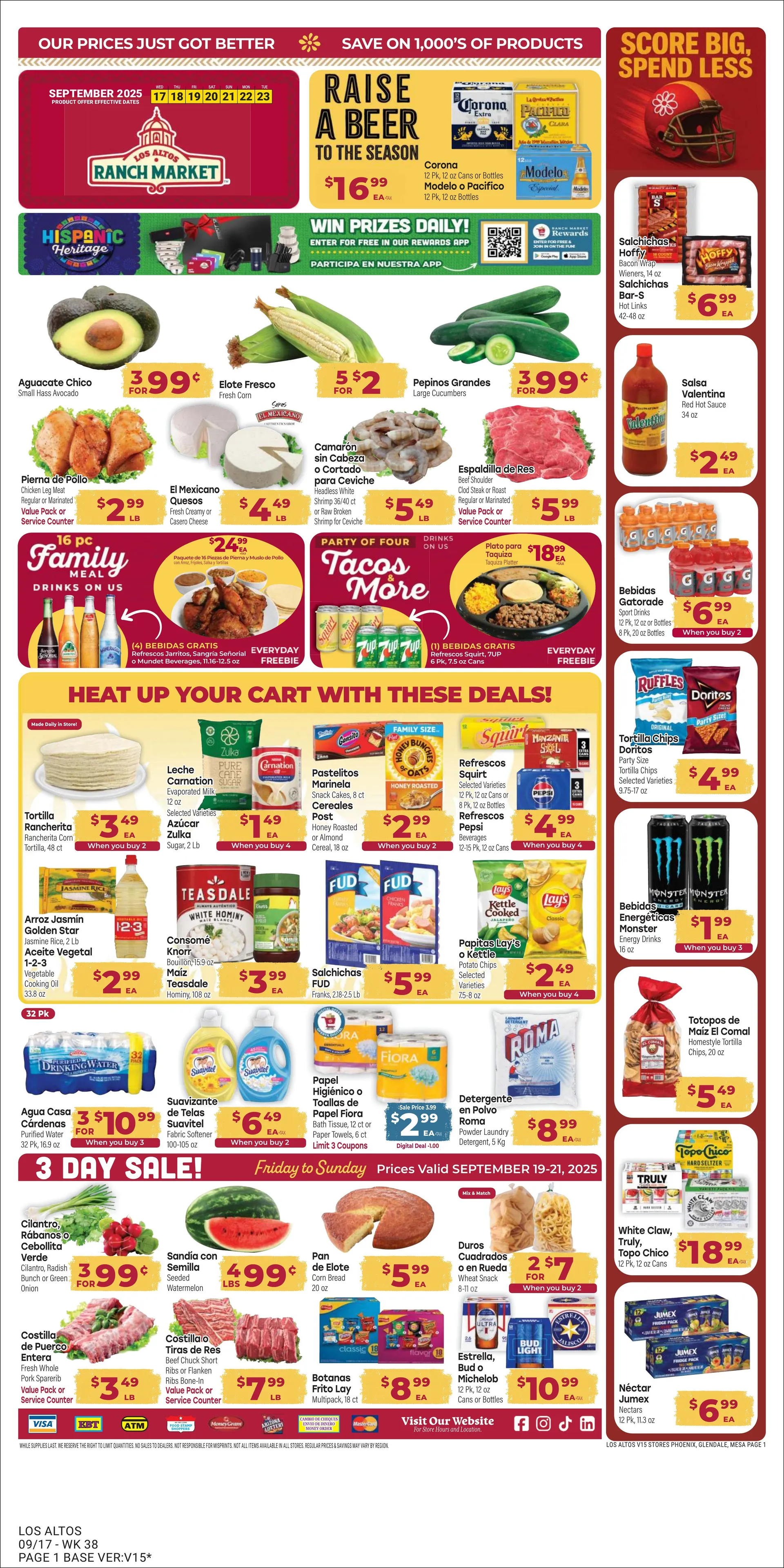 Weekly ad Los Altos Ranch Market Sales from September 17 to September 23 2025 - Page 