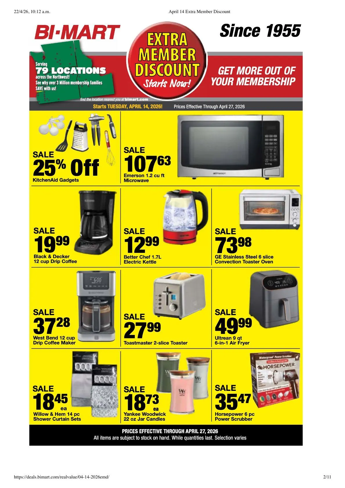 Weekly ad Bi-Mart weekly ads from April 14 to April 27 2026 - Page 2