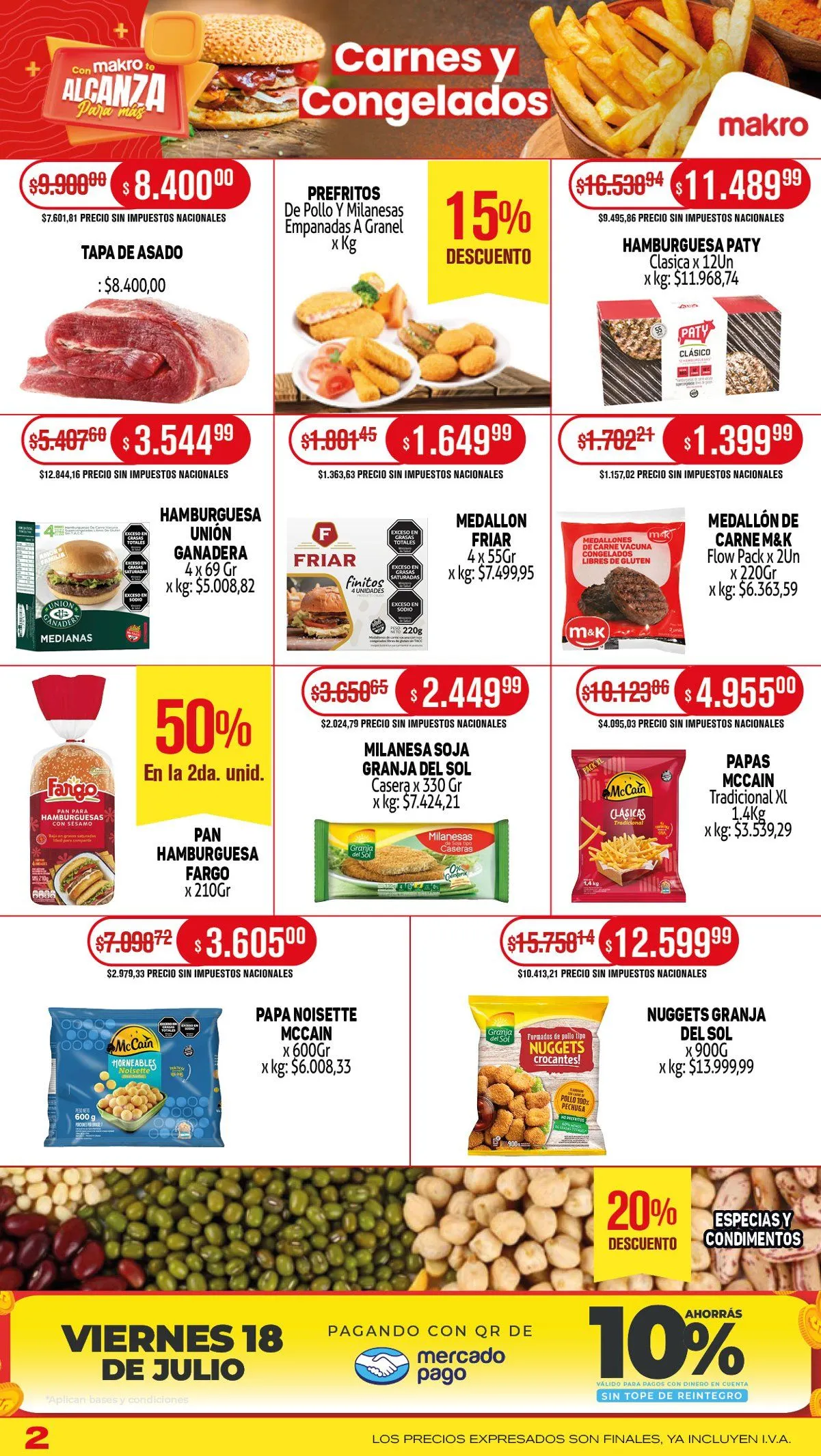 Ofertas de Ofertas Makro 17 de julio al 23 de julio 2025 - Página 2 del catálogo