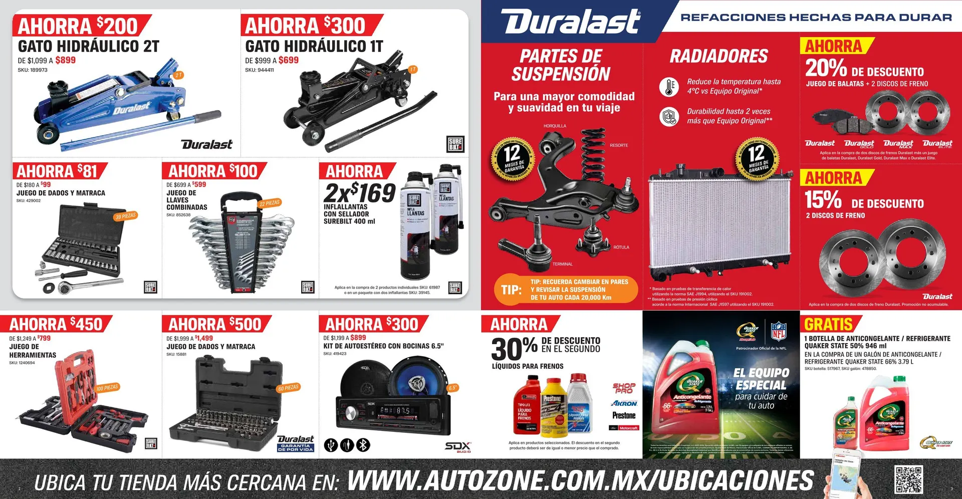 Catálogo de AutoZone  Ofertas 2 de octubre al 18 de octubre 2025 - Pagina 2