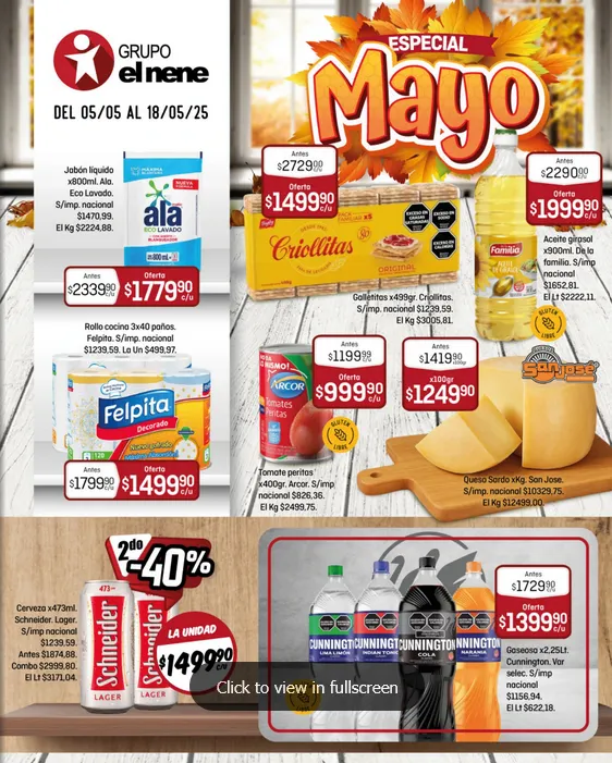 Ofertas de Ofertas El Nene 5 de mayo al 18 de mayo 2025 - Página  del catálogo