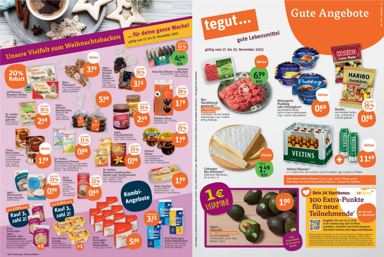 tegut... Angebote von 21. November bis 22. November 2025 - Prospekt seite 2