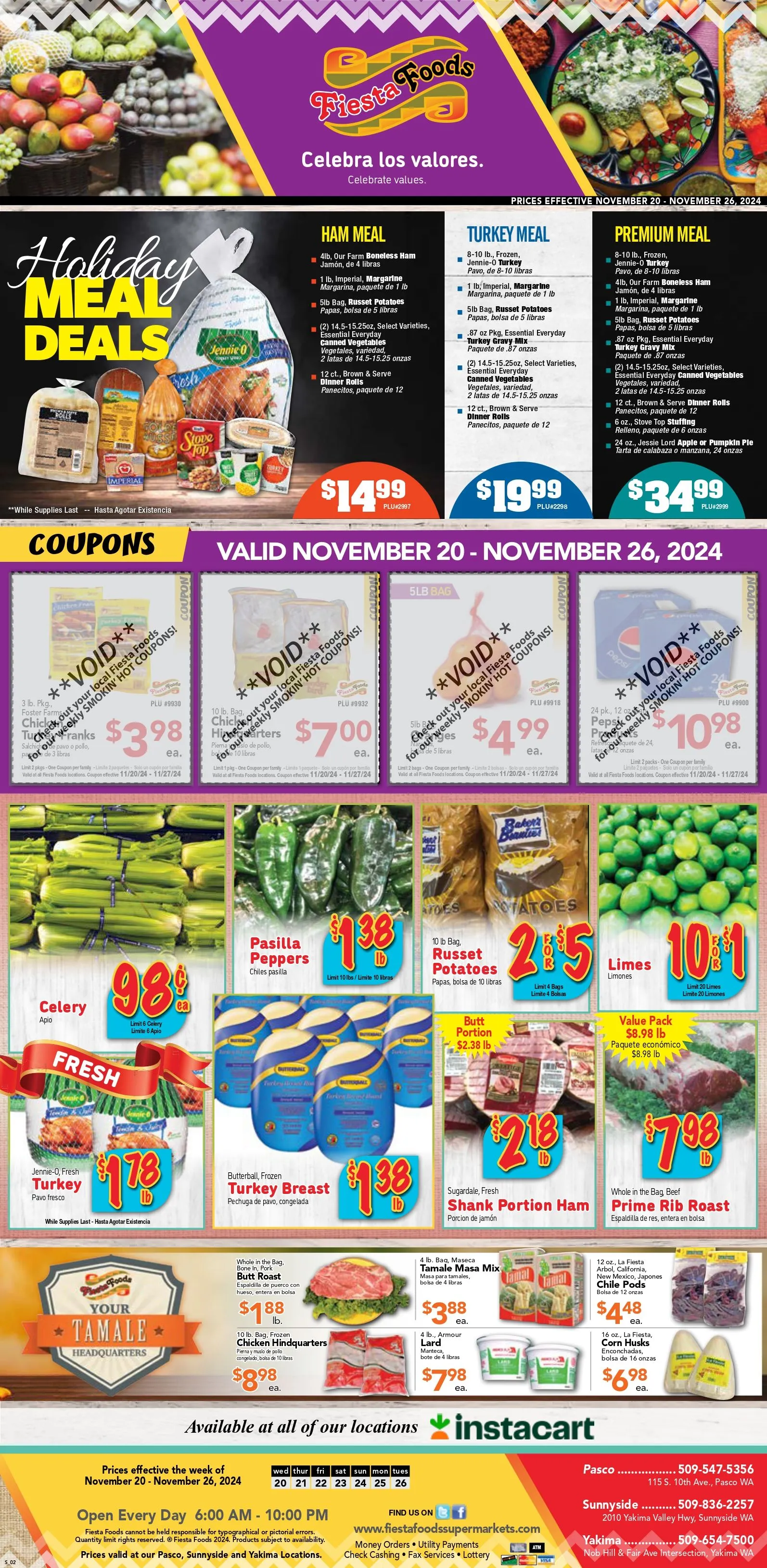 Weekly ad Fiesta Foods SuperMarkets from November 20 to November 28 2024 - Page 