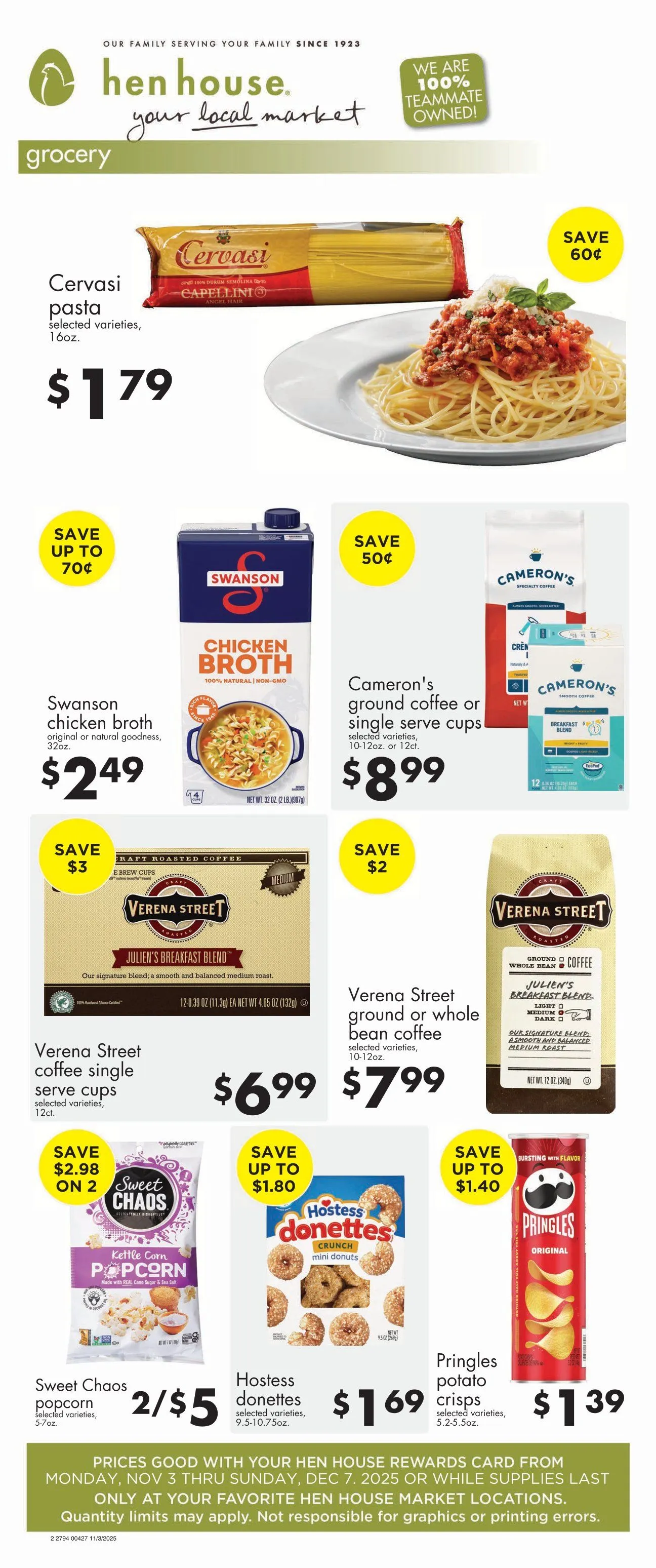 Weekly ad Hen House Sales from November 3 to December 7 2025 - Page 2