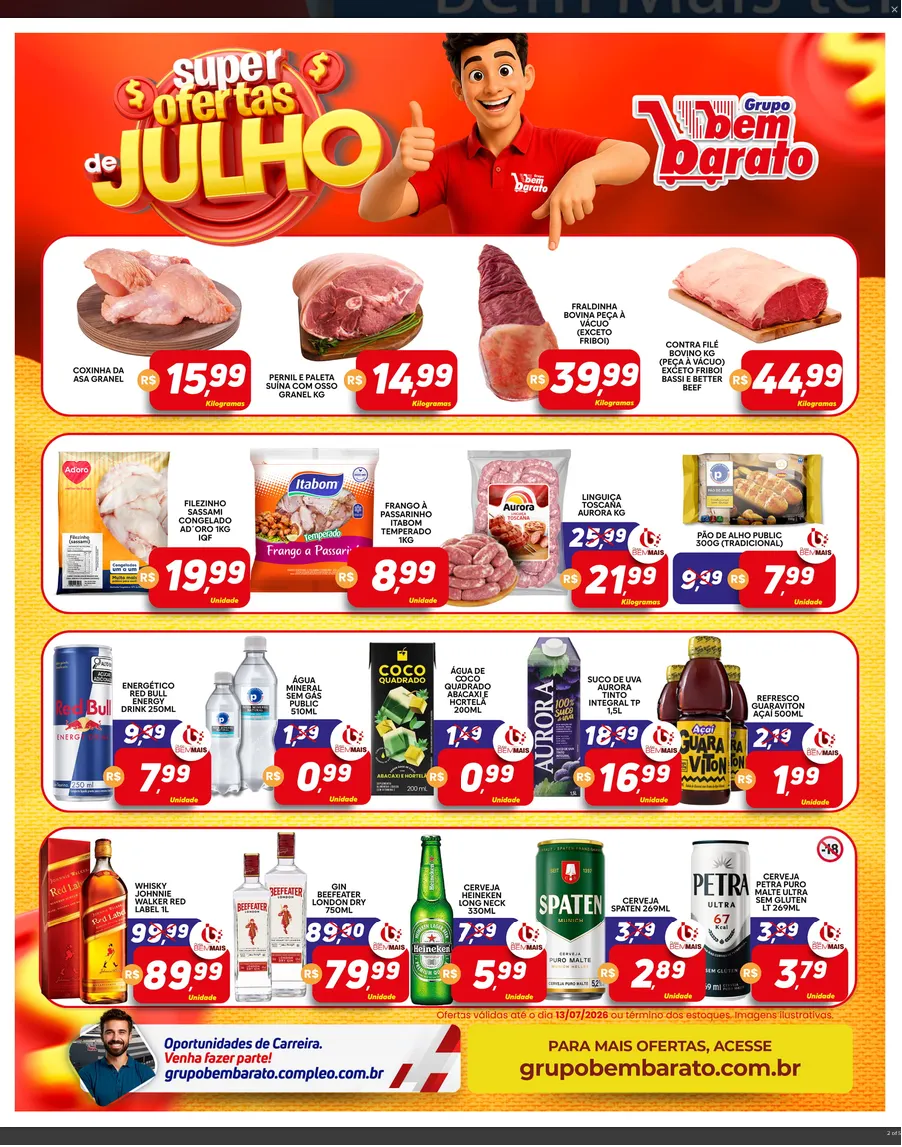 Encarte de Folhetos Bem Barato 7 de julho até 13 de julho 2026 - Pagina 2