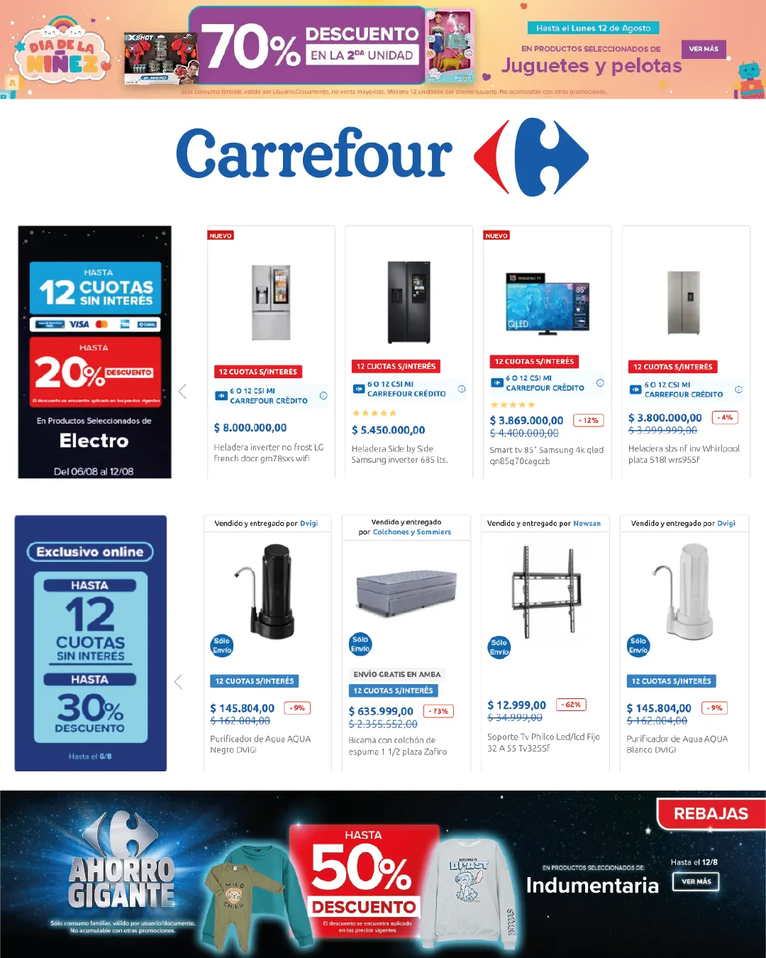 Ofertas de Carrefour Ofertas y descuentos 6 de agosto al 12 de agosto 2024 - Página 1 del catálogo