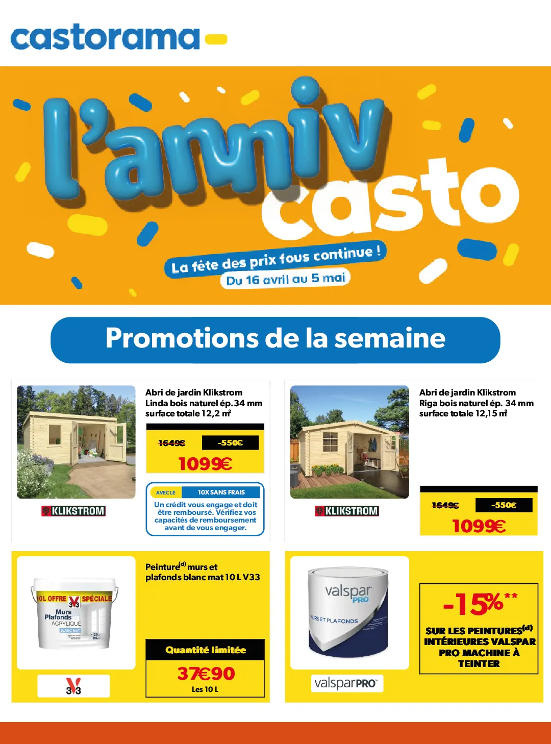 Castorama Offres et réductions du 21 avril au 5 mai 2025 - Catalogue page 